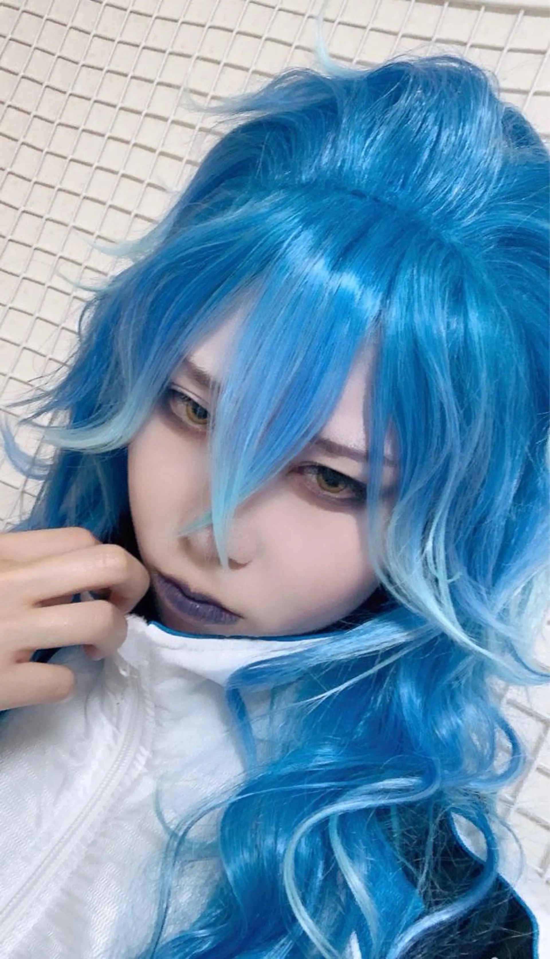 ロング カラー ヘアアレンジ レイヤーカット アニメ髪・ウルフ🦇 樋口莉夏のヘアスタイル