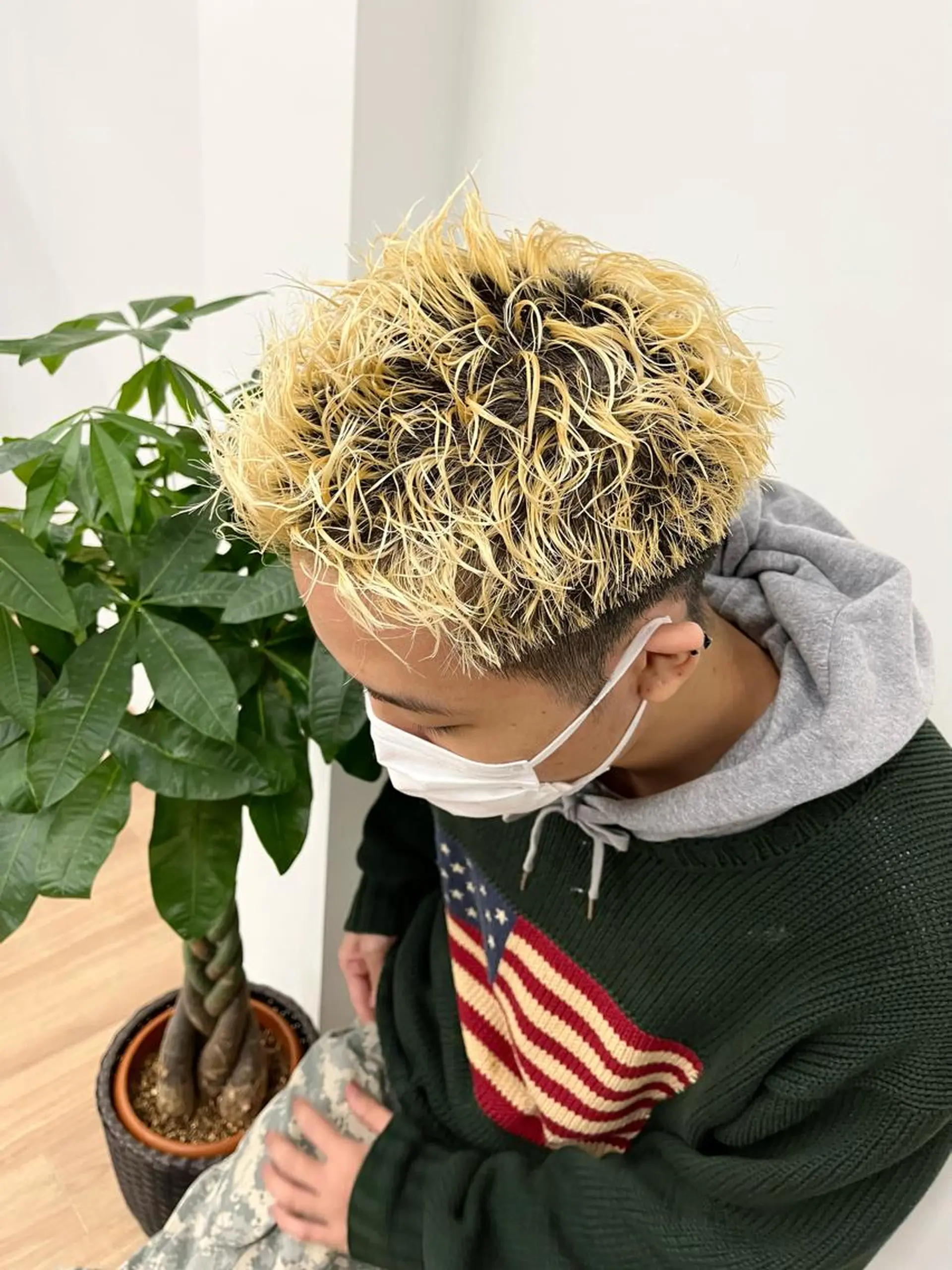 ショート カラー パーマ ヘアアレンジ メンズ ヘアカラー トリートメント 💎髪質改善特化💎 RUITOのヘアスタイル