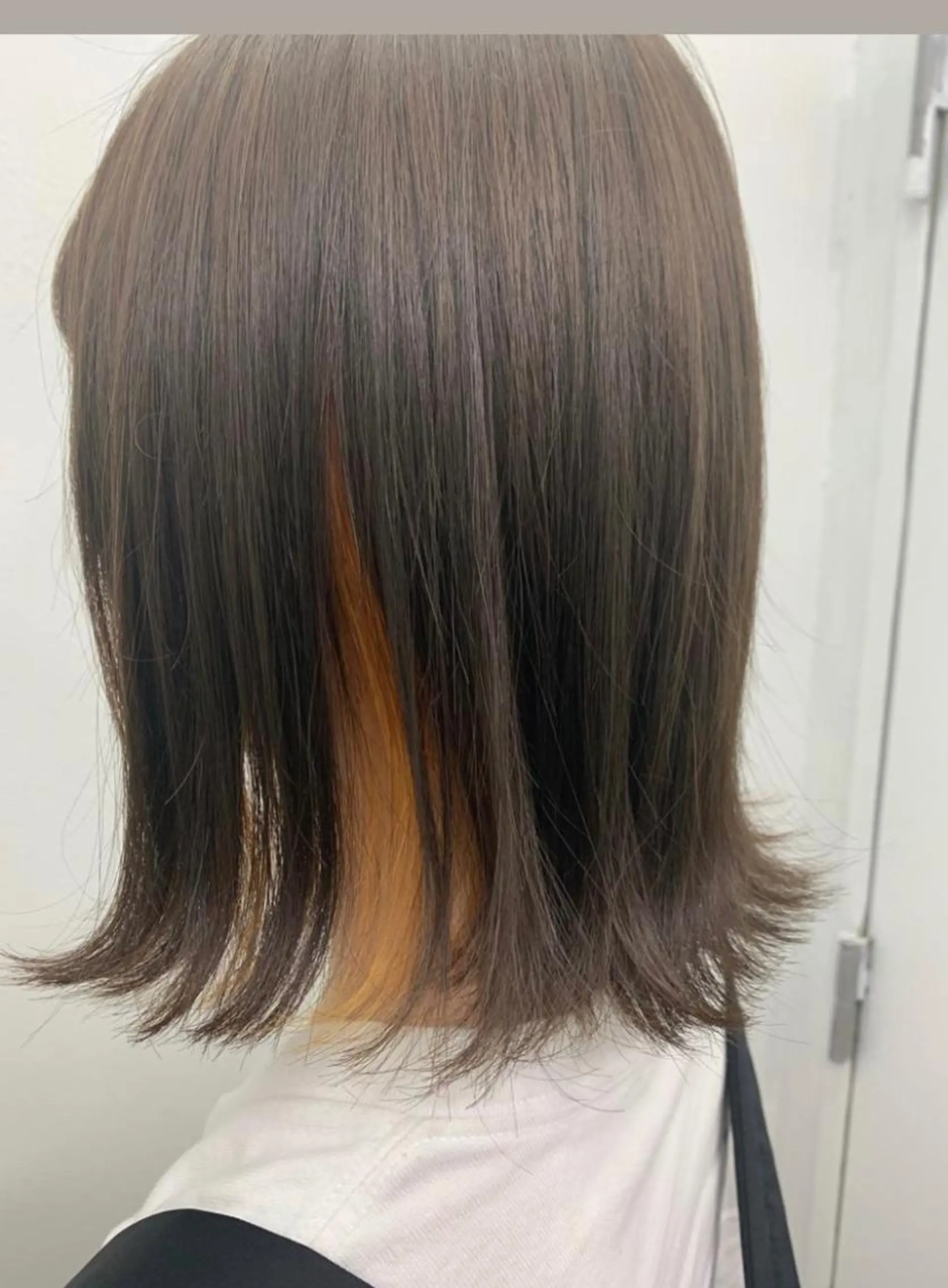 ミディアム カラー オレンジ 中目黒🌼 🌼ハナのヘアスタイル