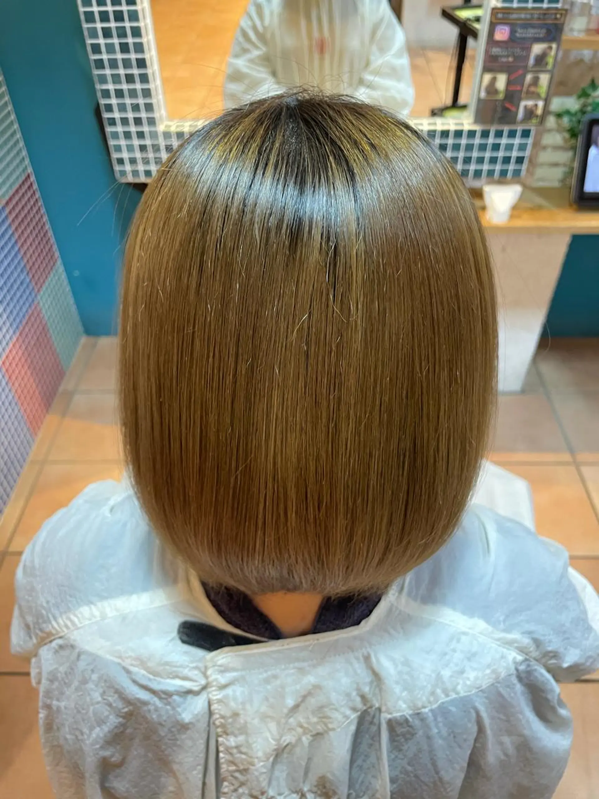 ミディアム カラー マツエク・マツパ 吉田 瑛美のヘアスタイル