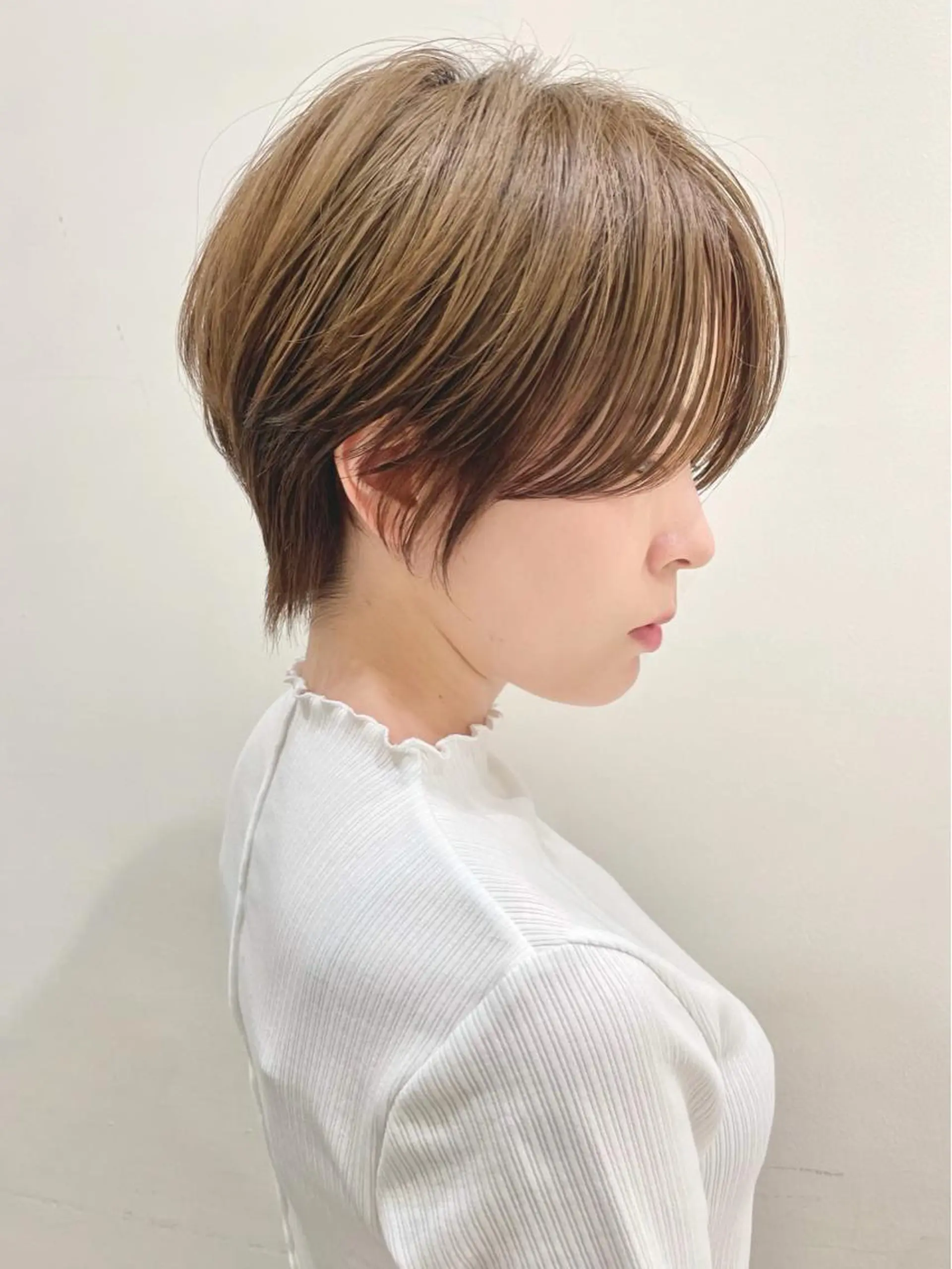 ショート クロスパーマ松永裕久 似合わせカットのヘアスタイル