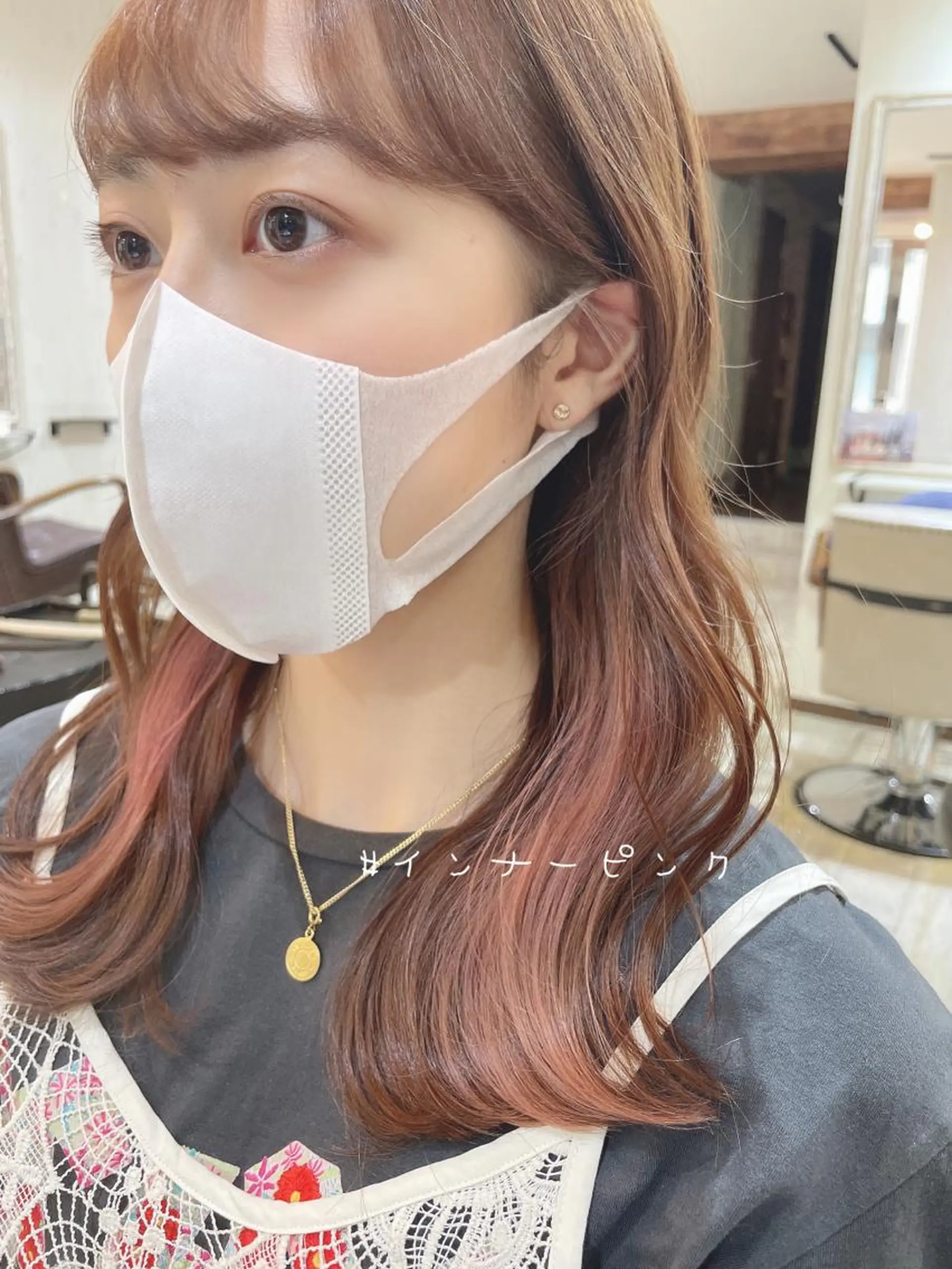 ミディアム カラー アッシュ ベージュカラー ブルーカラー ブルーグレー ブルーグレージュ 桜木町/西山竜一 /大人可愛い×美髪のヘアスタイル