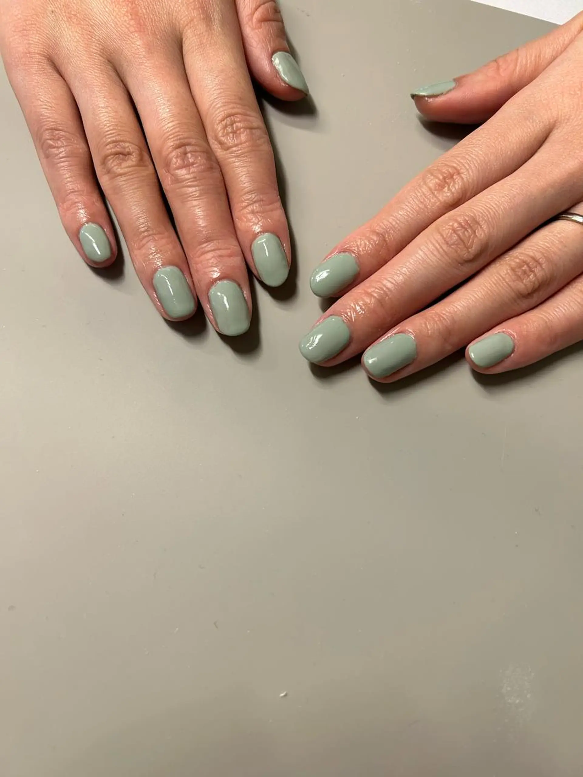 ネイル グリーン 春ネイル 自宅サロン♡ Mamiのネイルデザイン