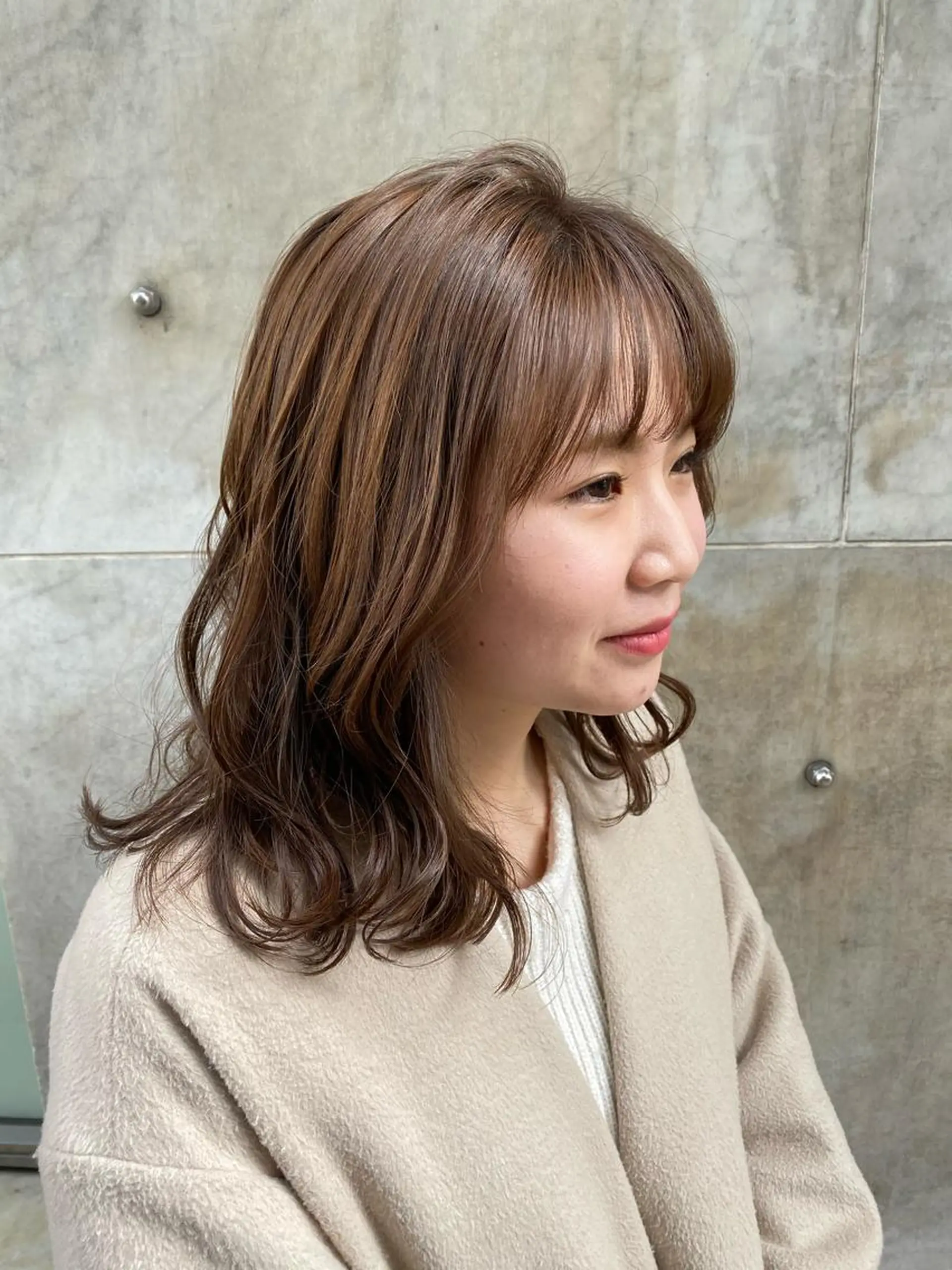 セミロング カラー 個室型サロン　TRAN9UIL　safric【サフリック】所属・【safric】 NAOのヘアスタイル