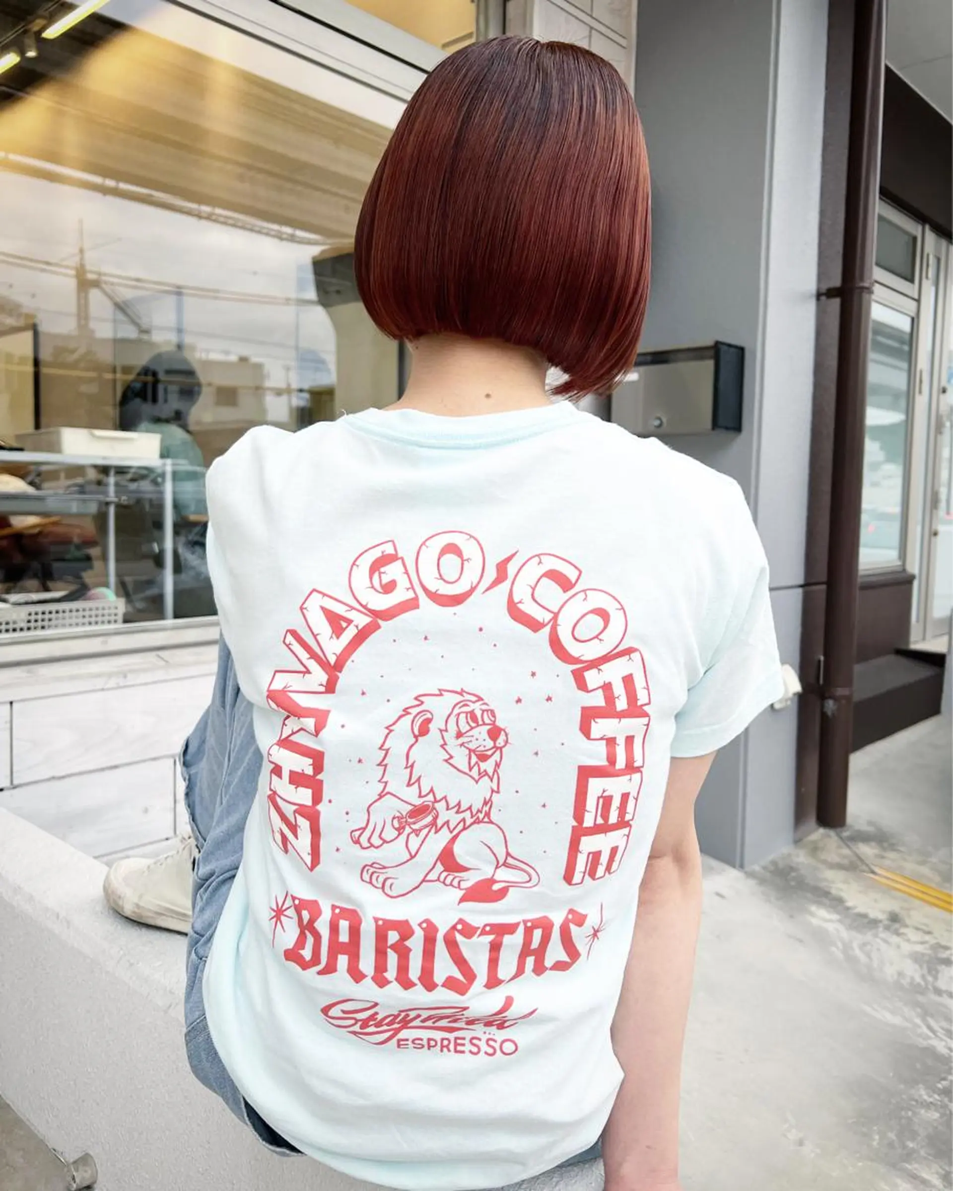 ショート カラー ボブ テトネ タカシのヘアスタイル