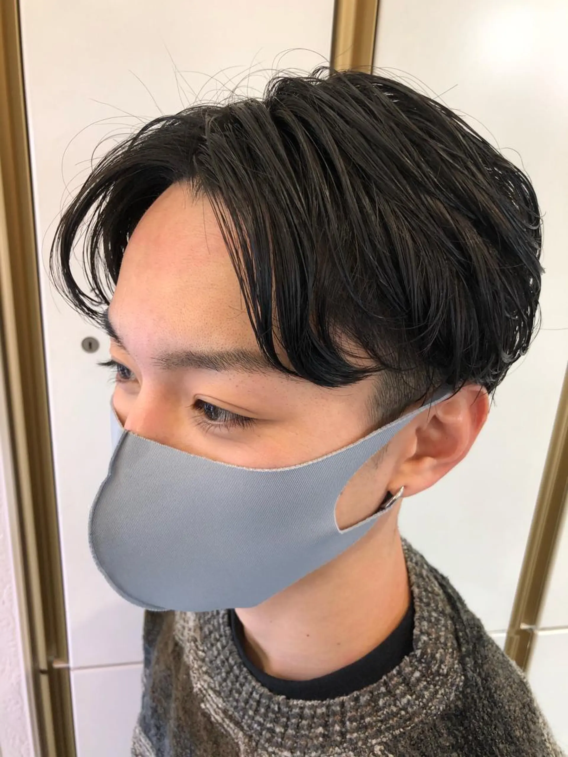 パーマ メンズ 渕向 克海のヘアスタイル