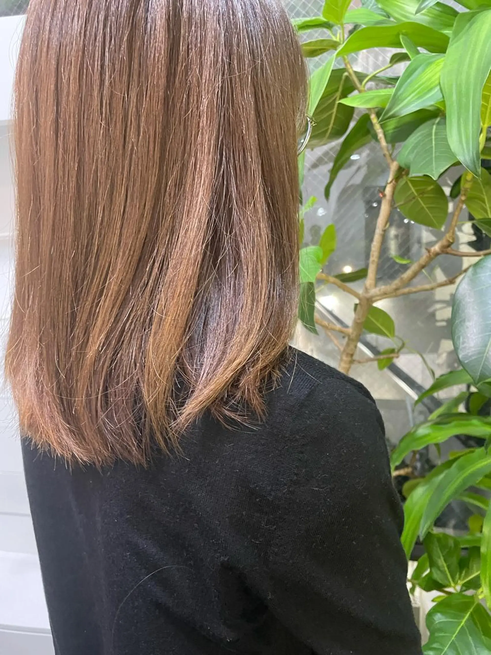 セミロング クスカワ ノリエのヘアスタイル