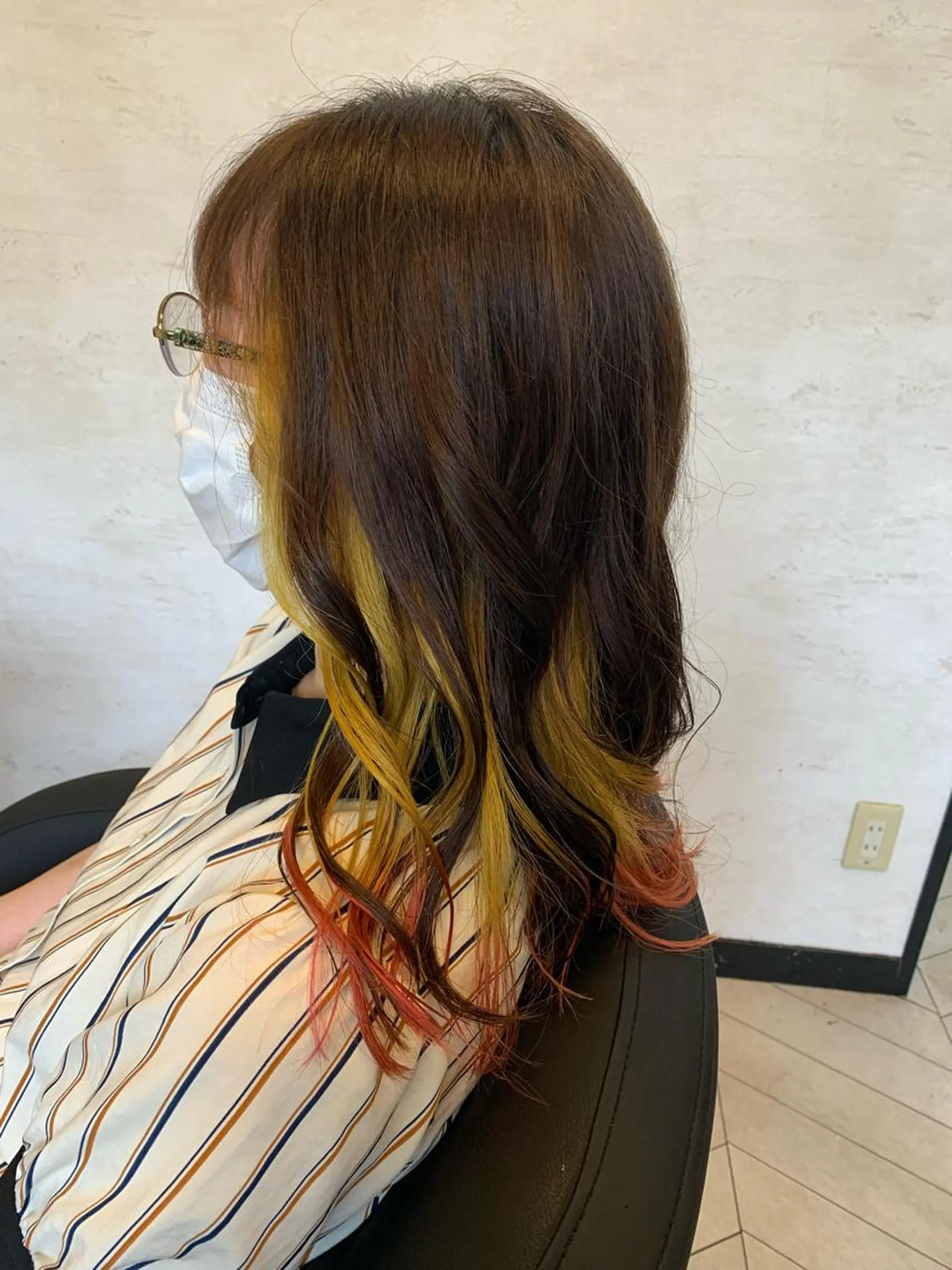 セミロング est hair Ameri 松戸西口店所属・est  店長 ✂︎高橋✂︎のヘアスタイル