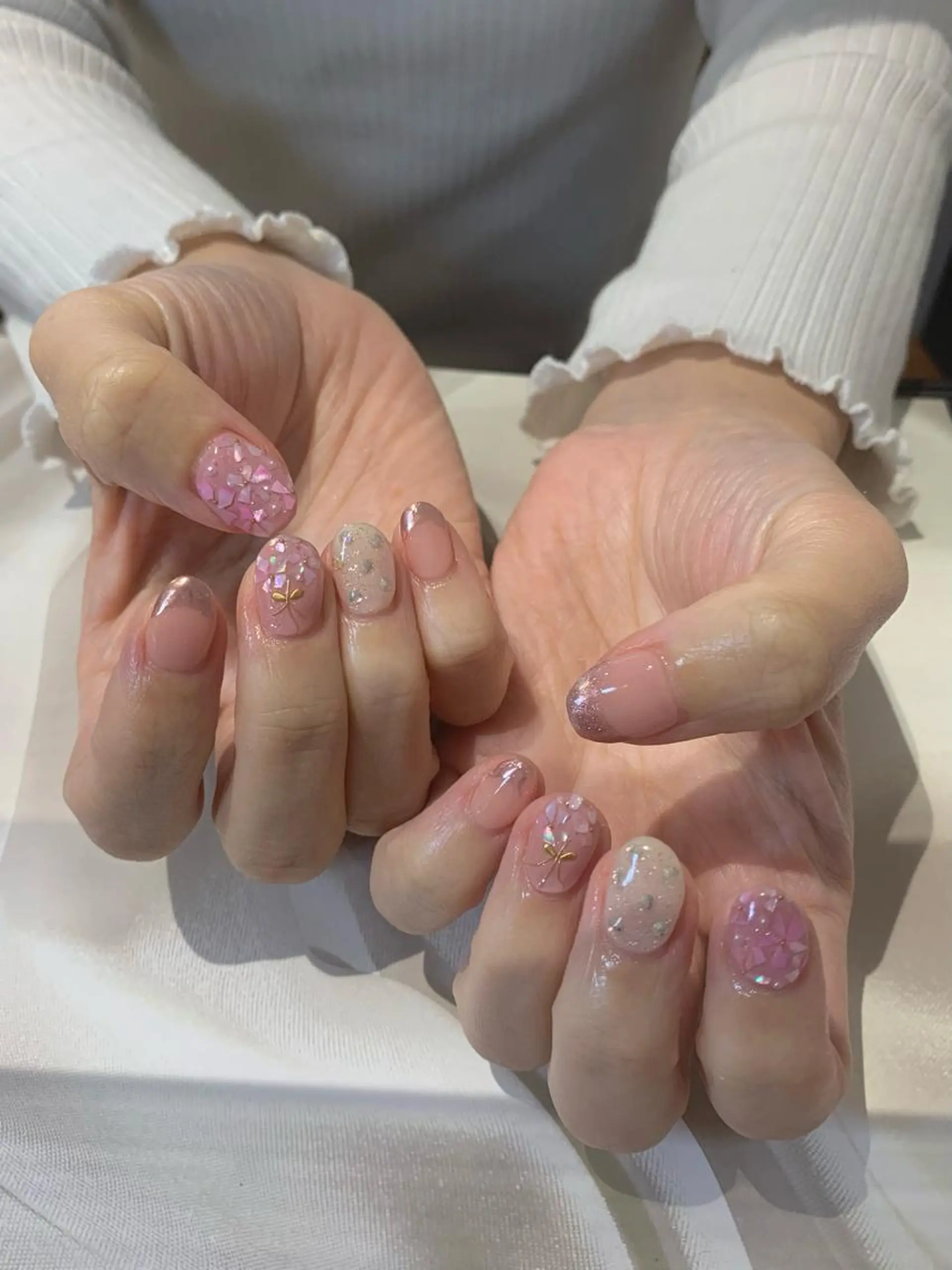 ネイル 桜ネイル マキノ ユイのネイルデザイン