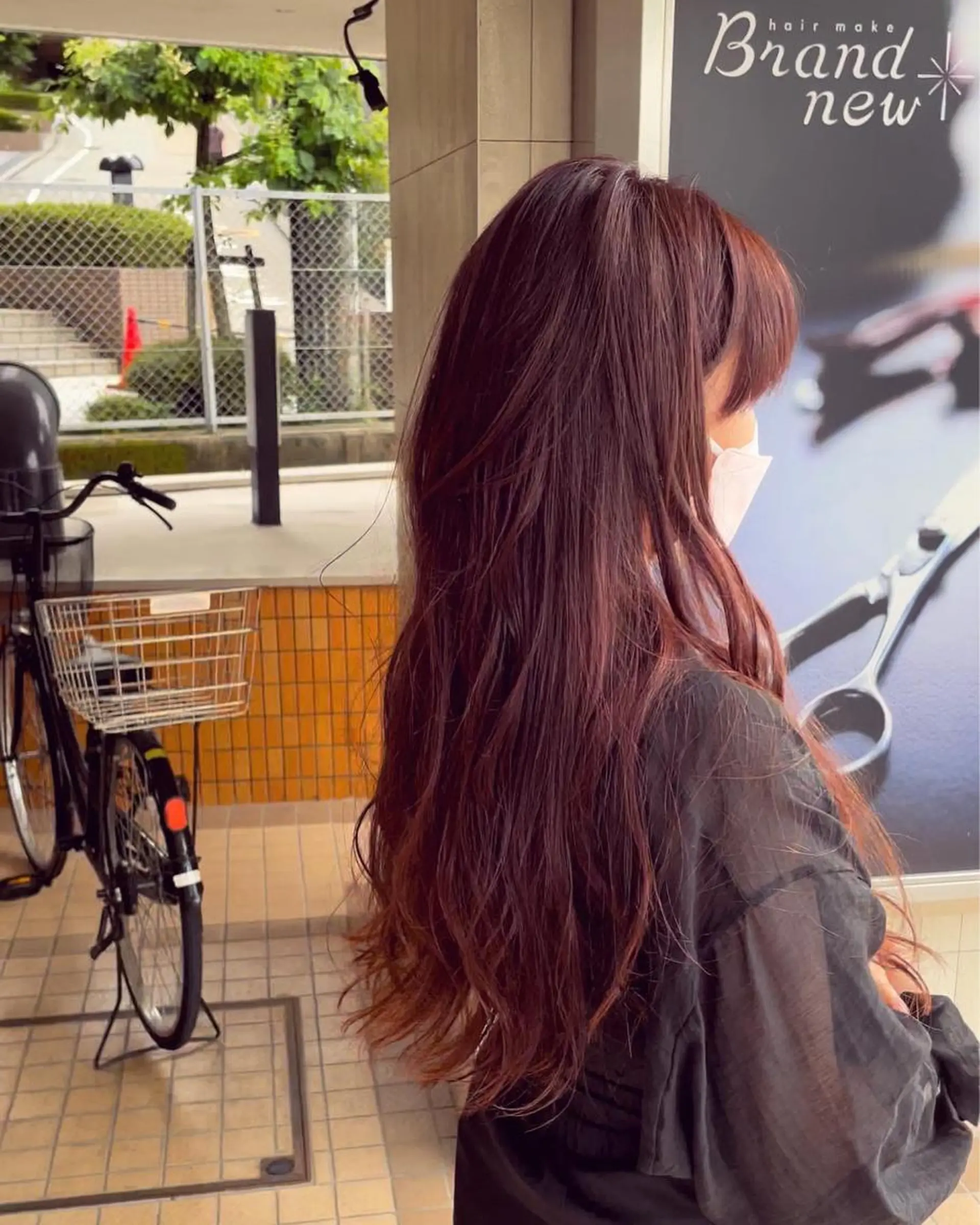 ロング カラー ハイライトカラー イルミナカラー ハイライト 縮毛矯正 本店店長☆ 前原海翔のヘアスタイル