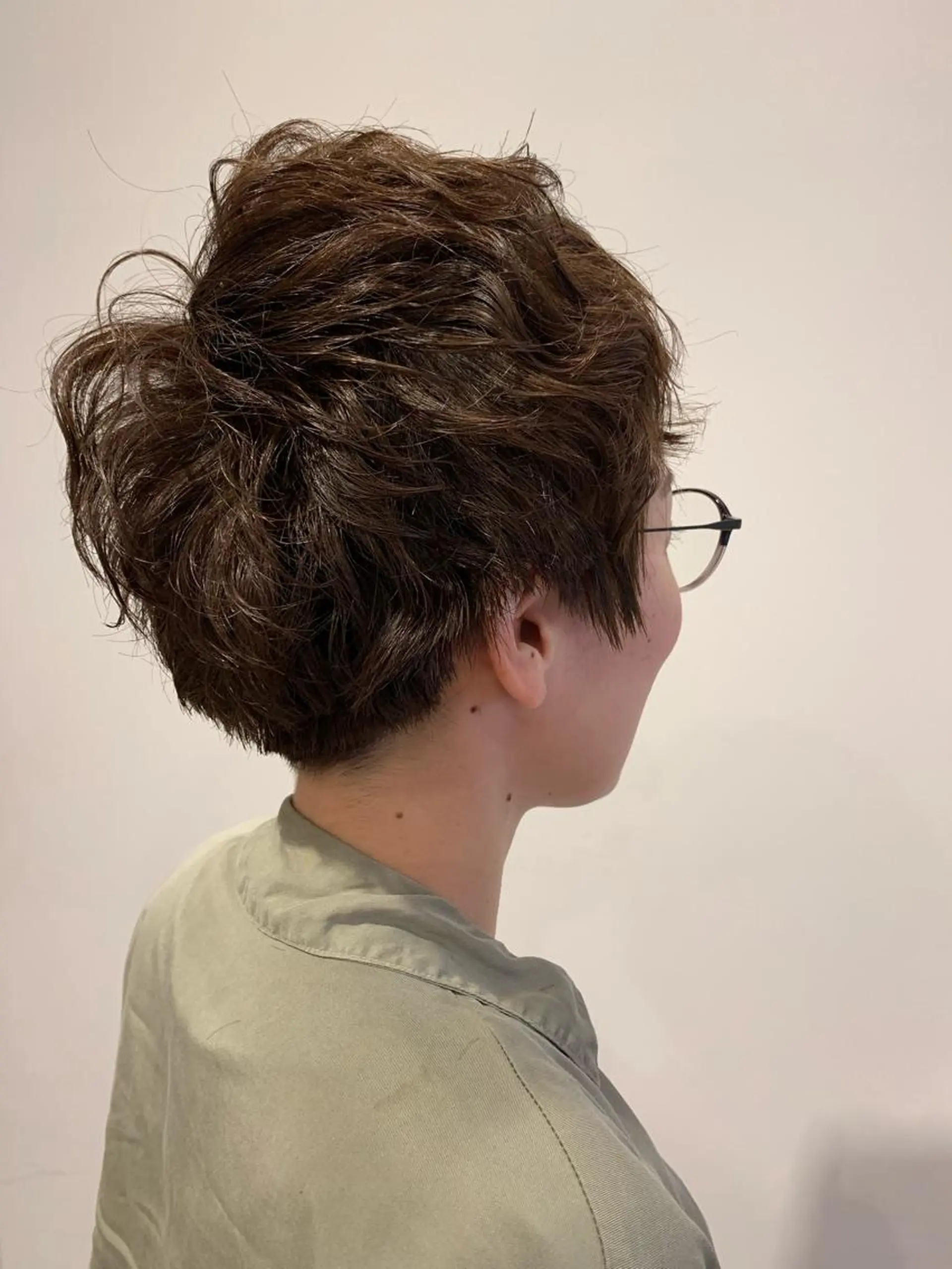 ショート パーマ 多田 彩香のヘアスタイル