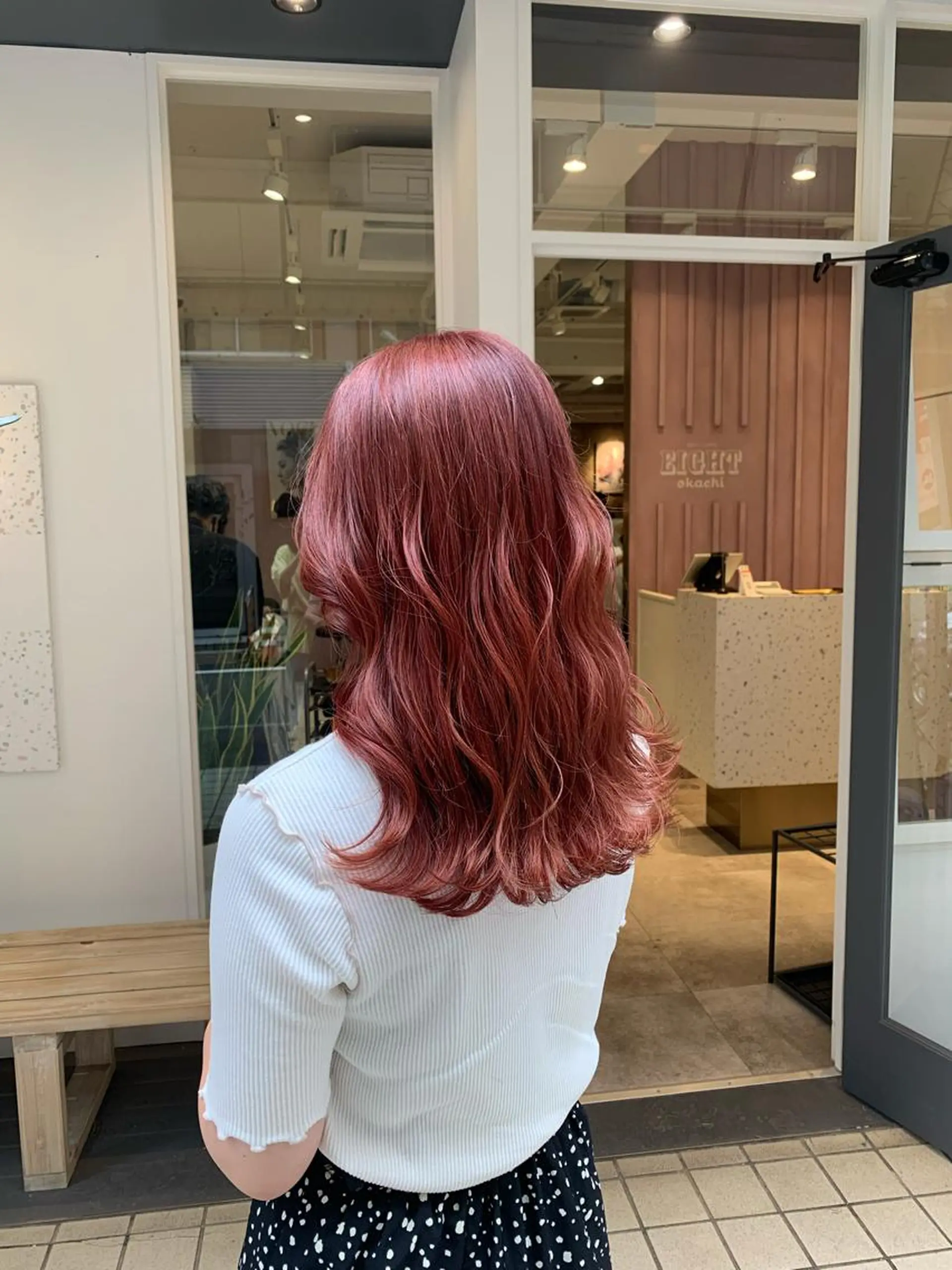 セミロング カラー 🥀韓国ヘア🥀 宮津真菜のヘアスタイル