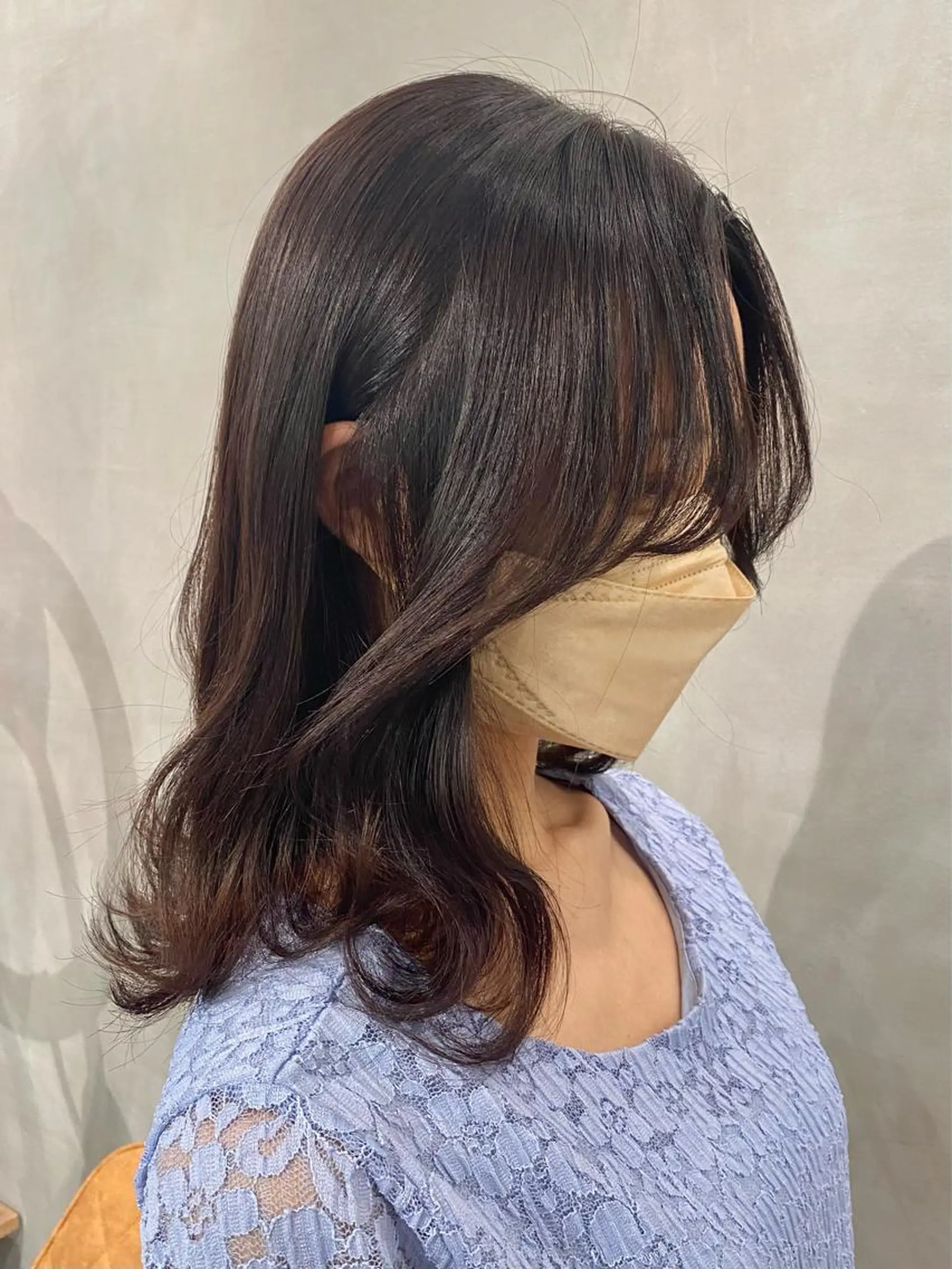 セミロング カラー カット 【髪質改善】 梅田　聡のヘアスタイル