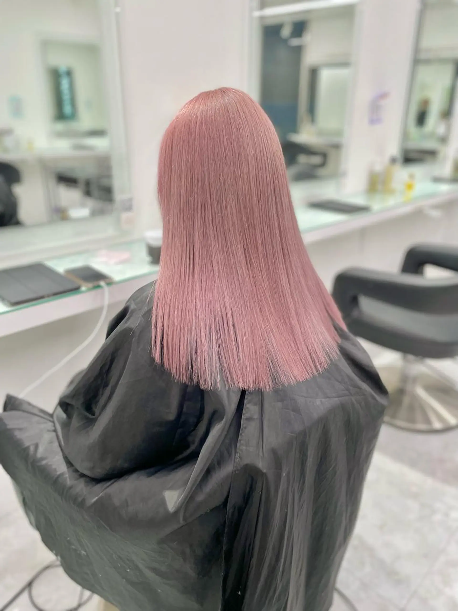 セミロング カラー ヘアカラー トリートメント ヘッドスパ ヘアセット ブリーチなしカラー/ レイヤー🎀天神のヘアスタイル