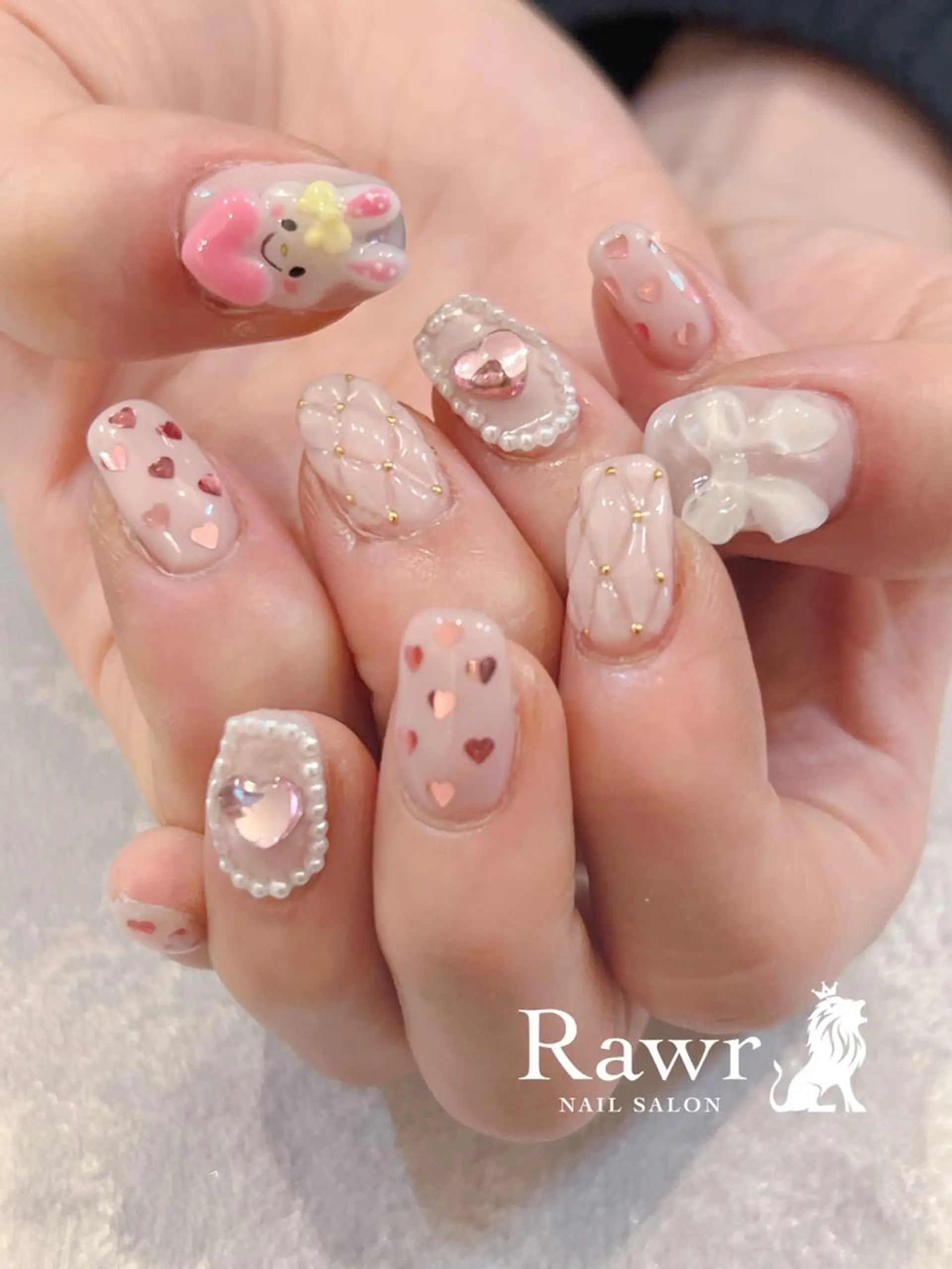 ネイル ハンドネイル Rawr / saoriのネイルデザイン