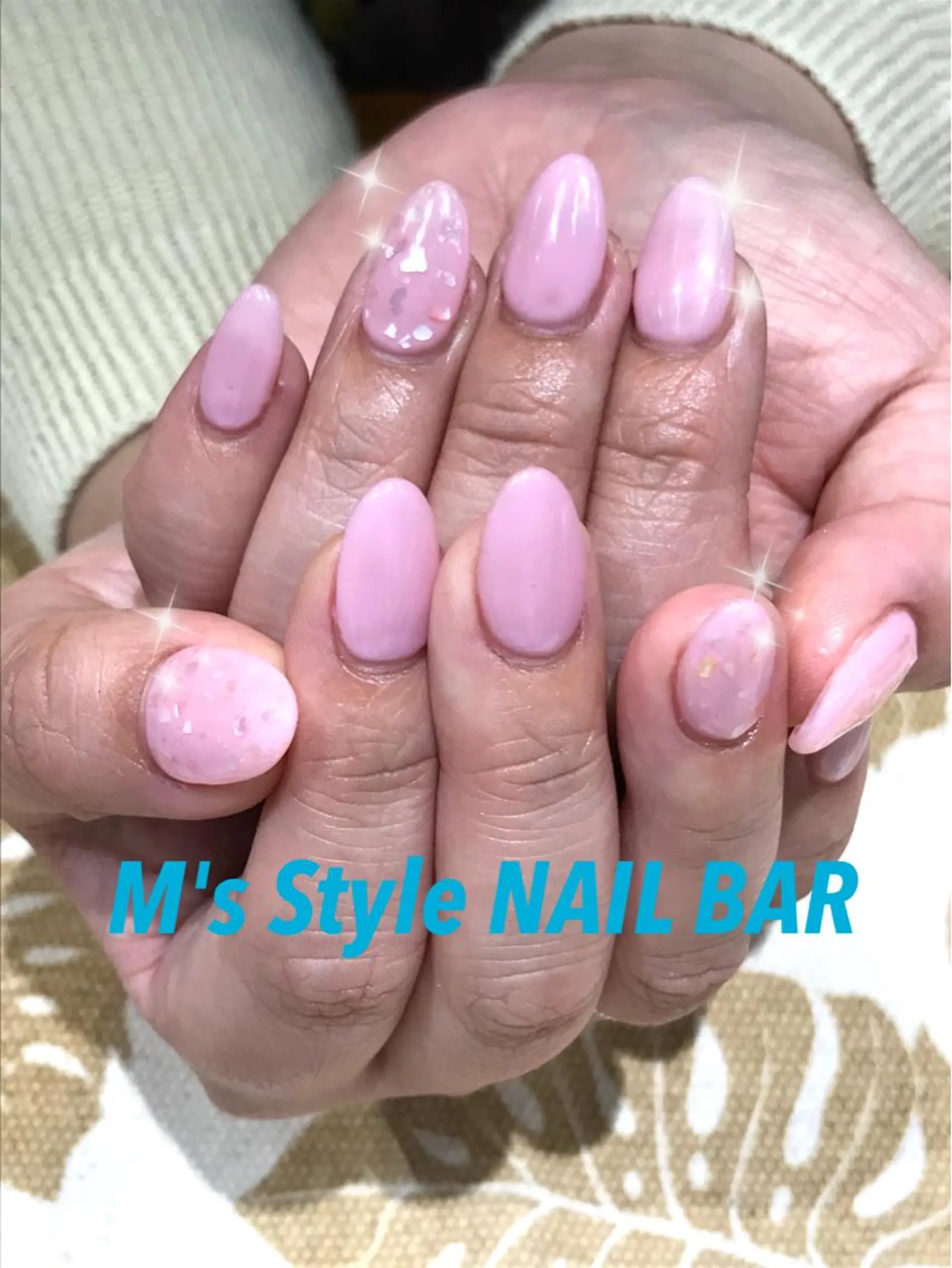 ネイル ピンク ハンドネイル M's Style NAIL BARのネイルデザイン