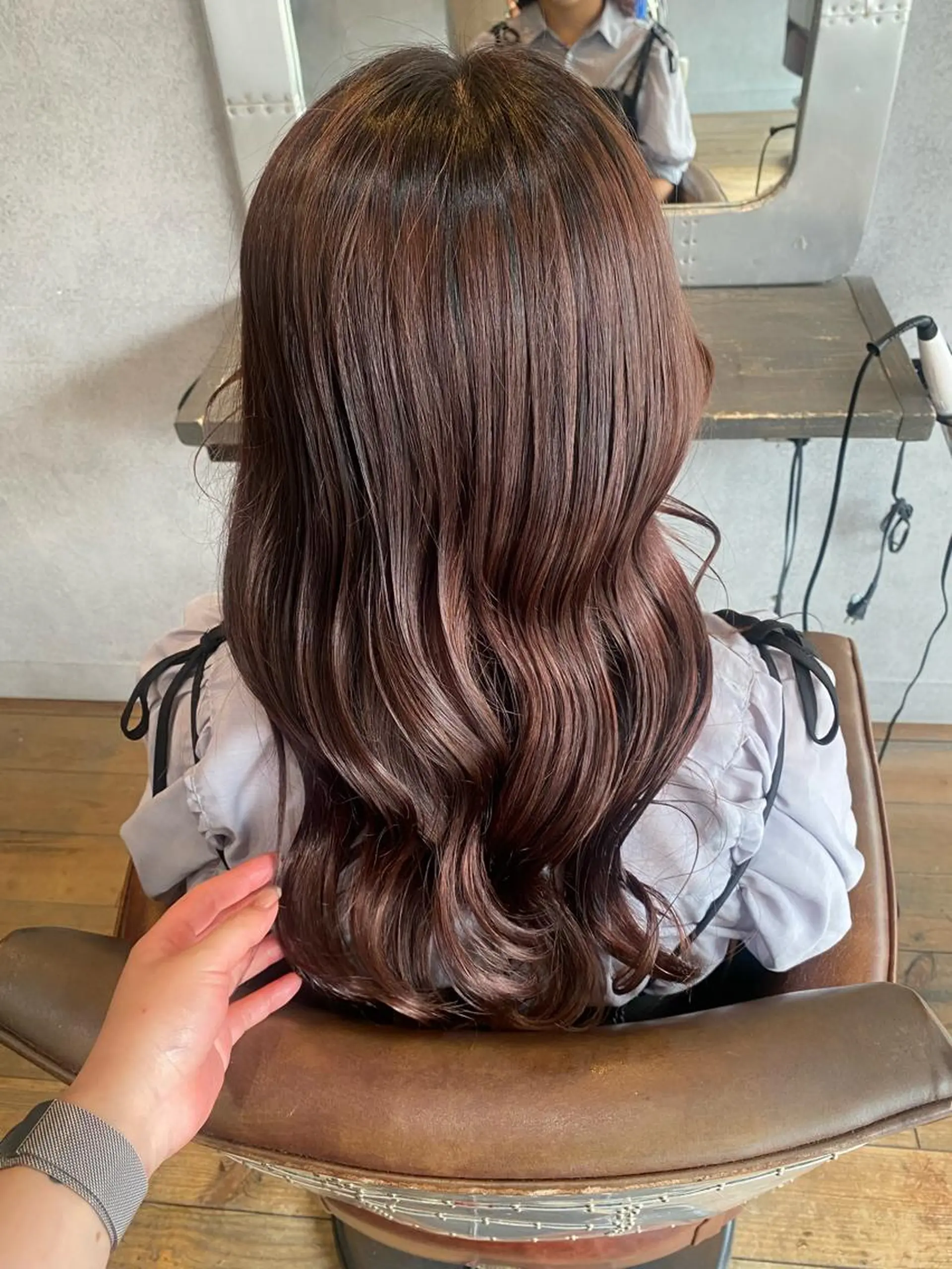 ロング カラー レディースカット/ シュドウヒナタ🐰のヘアスタイル