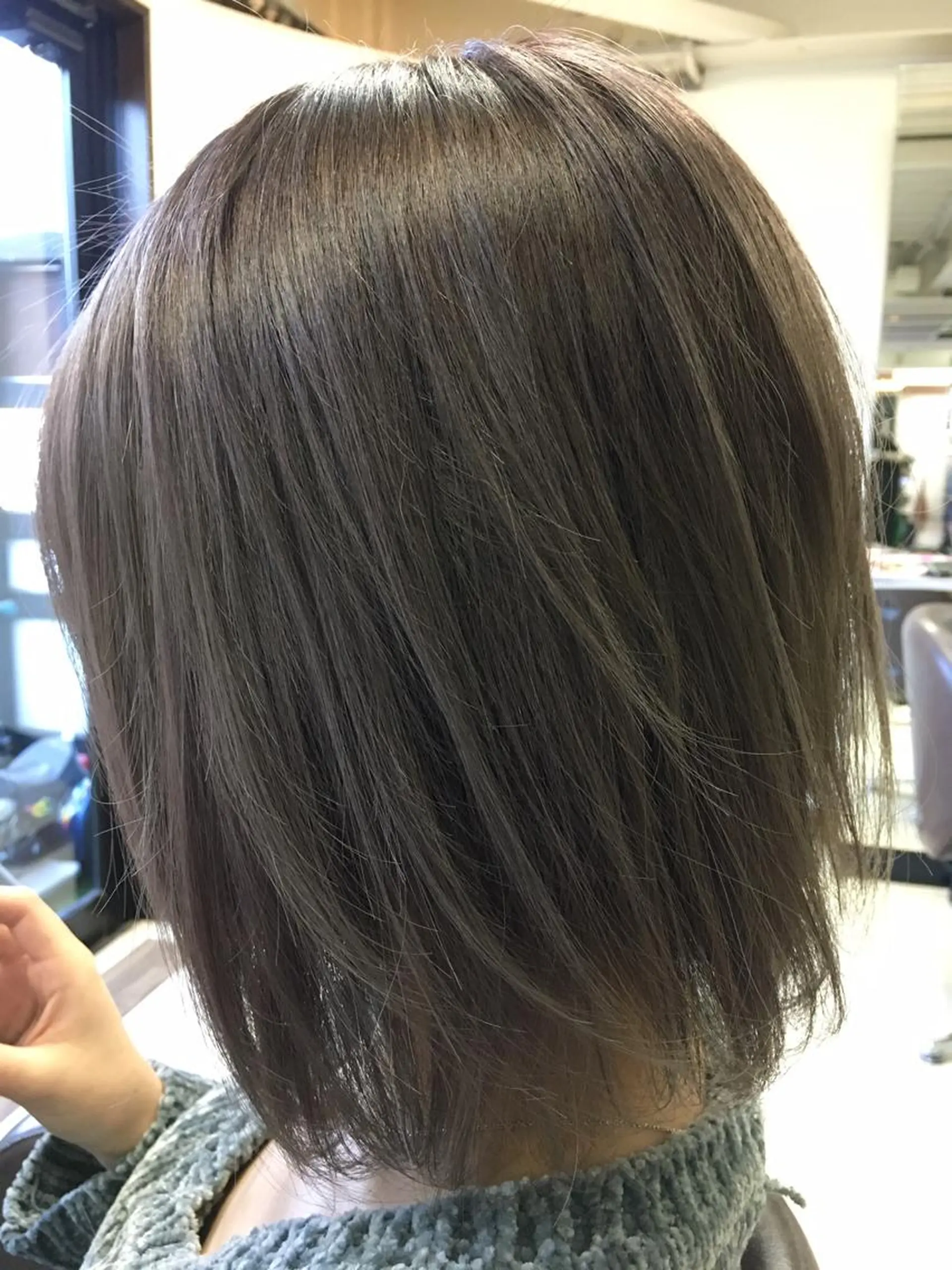 ショート カラー 透明感カラー グレージュ ヘアカラー トリートメント 大塚 貴之のヘアスタイル