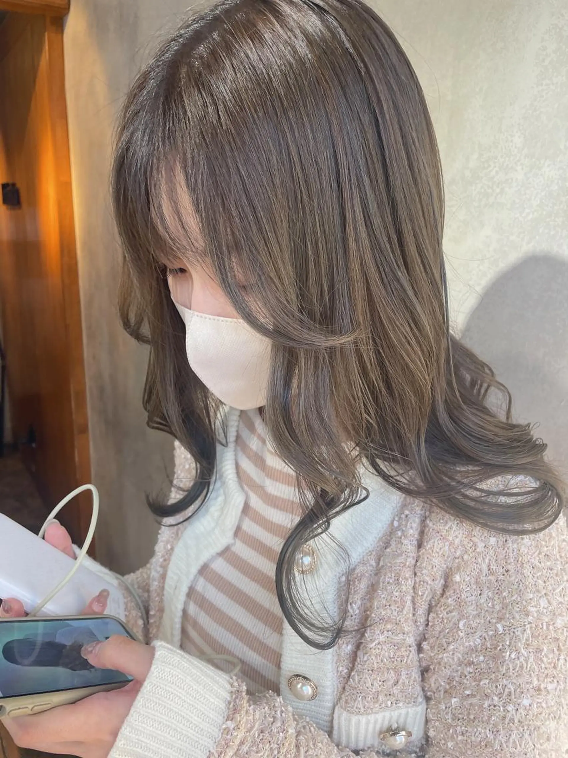 ロング カラー 梅田美容室 山崎海波のヘアスタイル