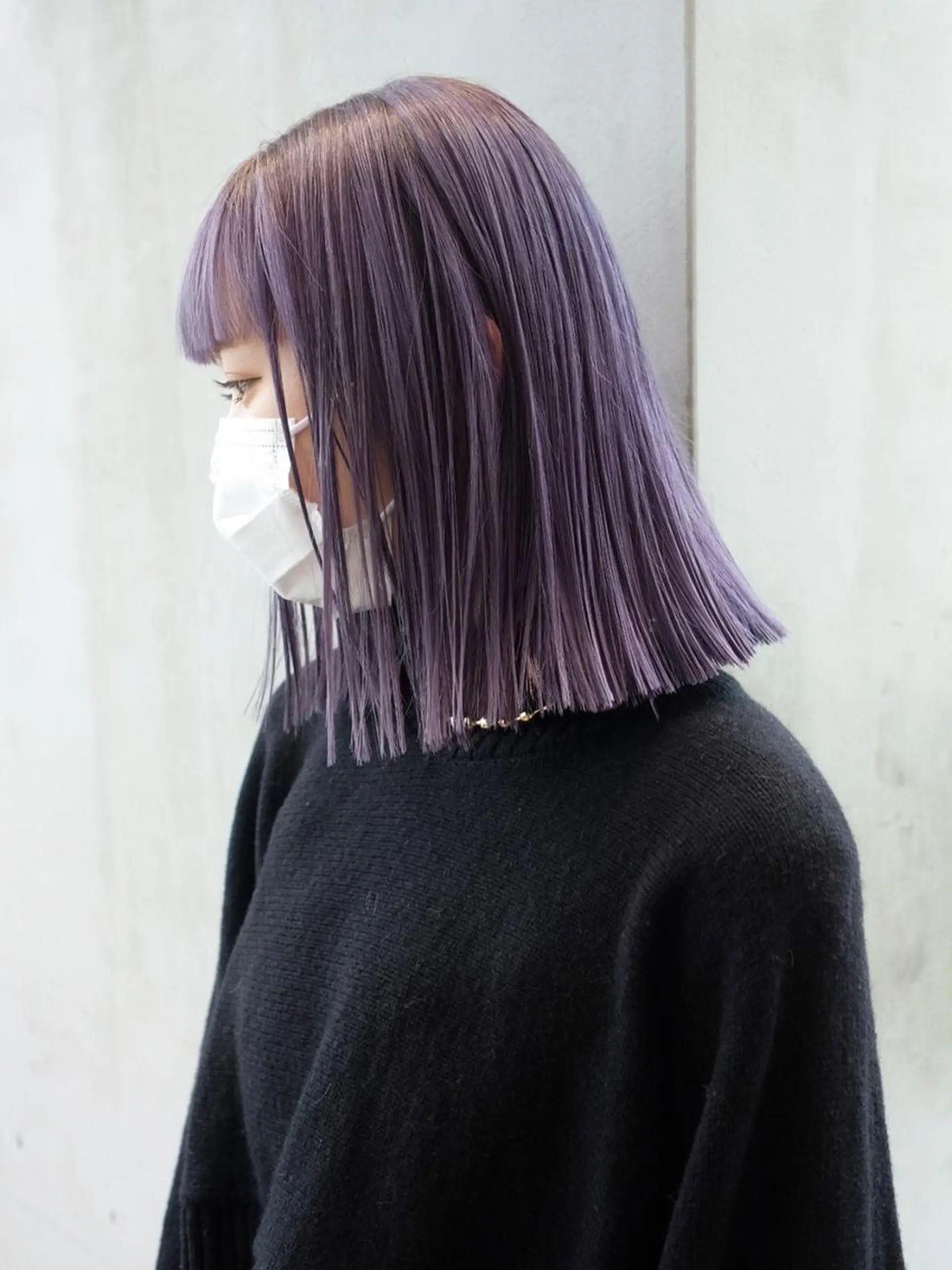 ミディアム ITbyALBUM 松戸のヘアスタイル