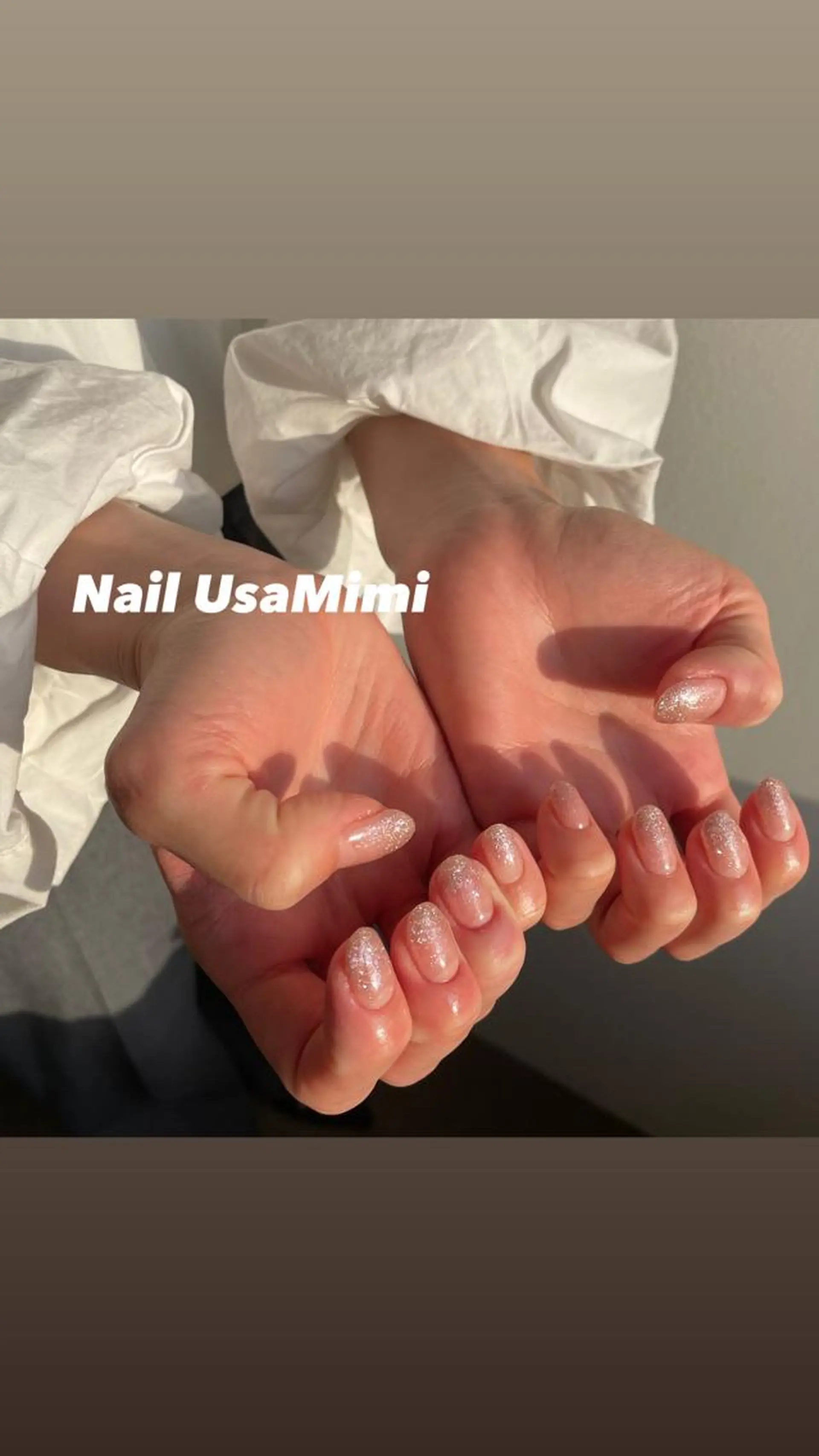 ネイル グラデーション ラメ(グリッター) ラメグラデーション 本町ネイルNail UsaMimiのネイルデザイン