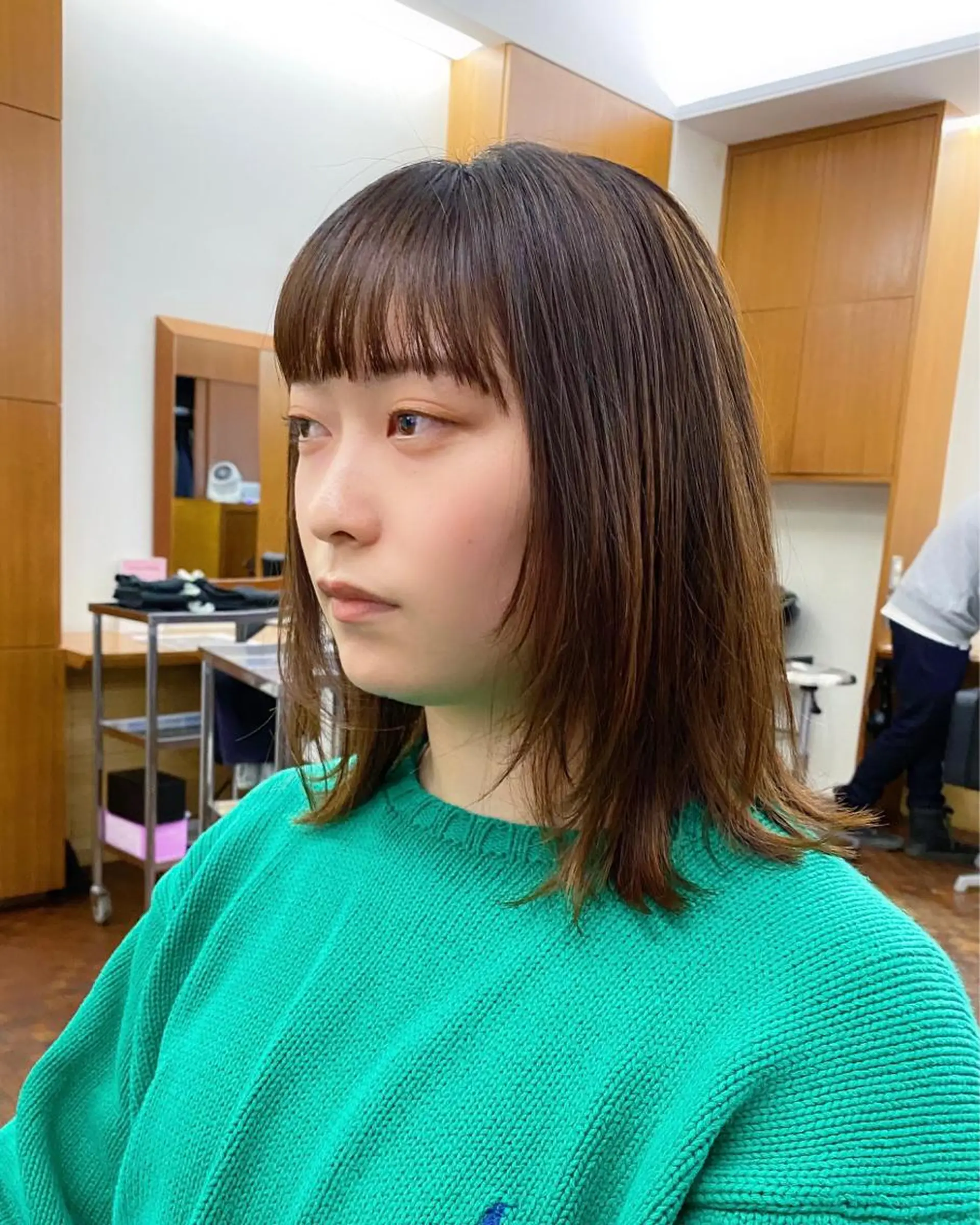 ショート パーマ 似合わせレイヤー/ ニュアンスパーマ高倉のヘアスタイル