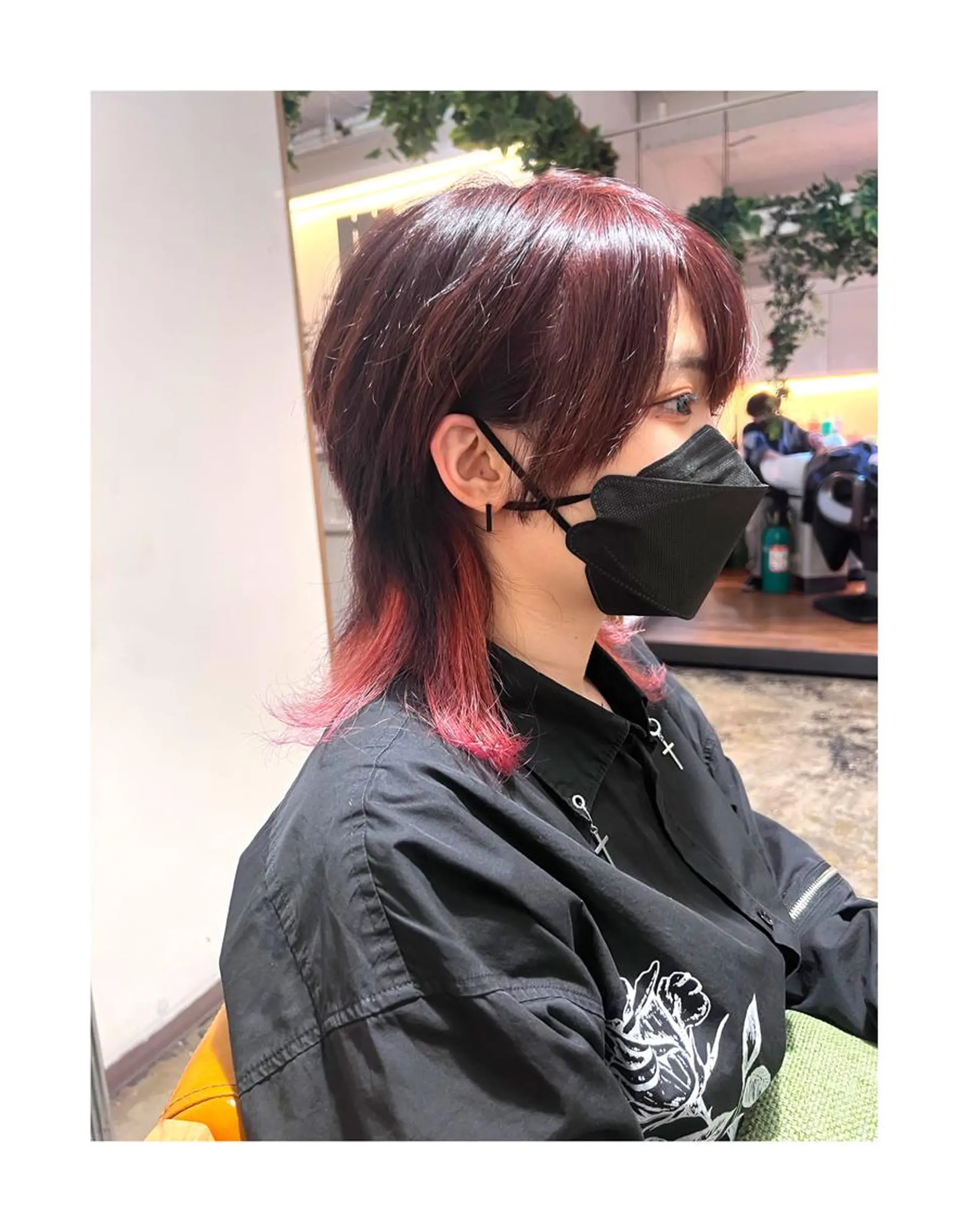 ミディアム ウルフカット 札幌韓国メンズ 🇰🇷YUITOのヘアスタイル