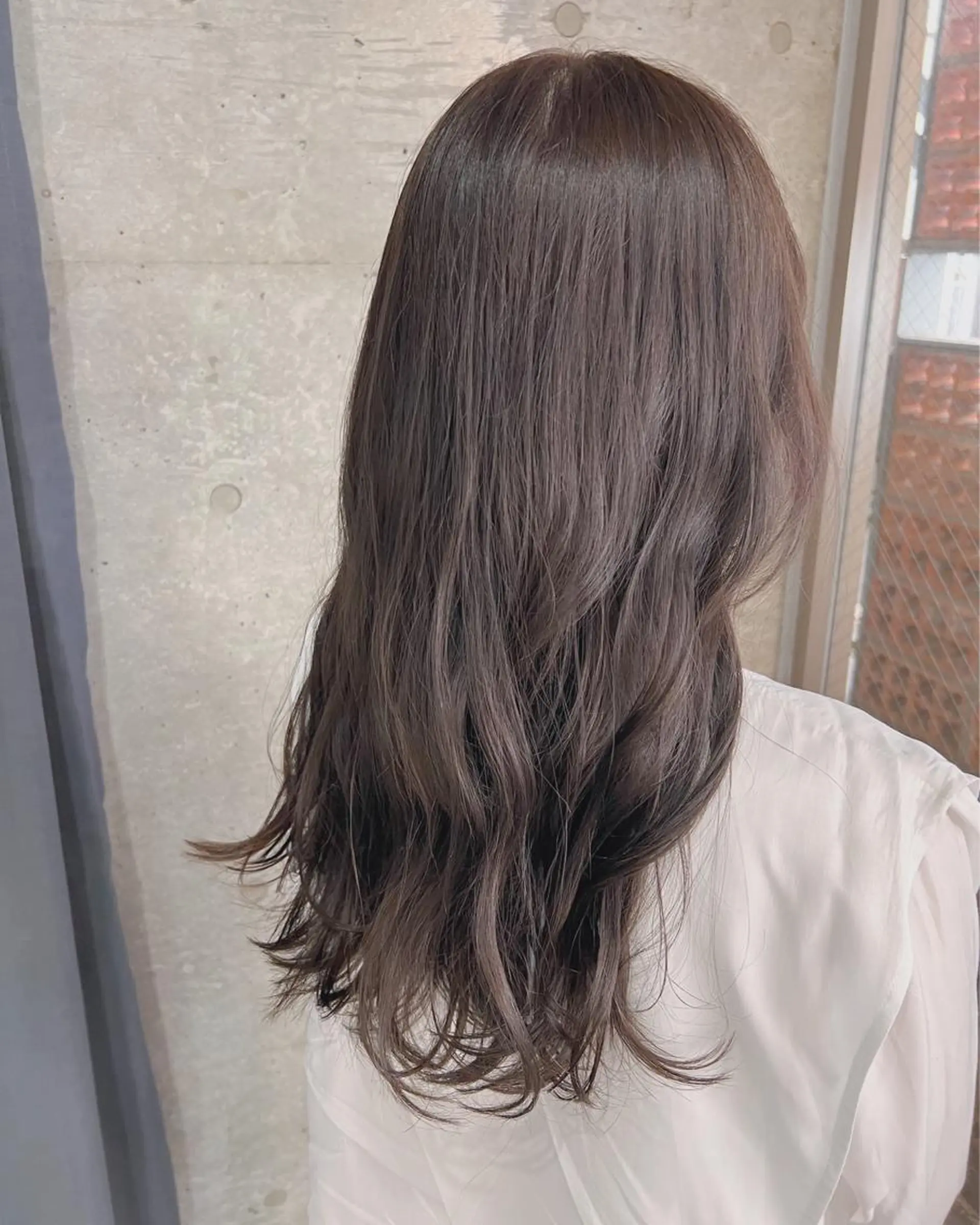 ロング カラー ボブパーマコテ巻き風 パーマNo1深江秀平のヘアスタイル