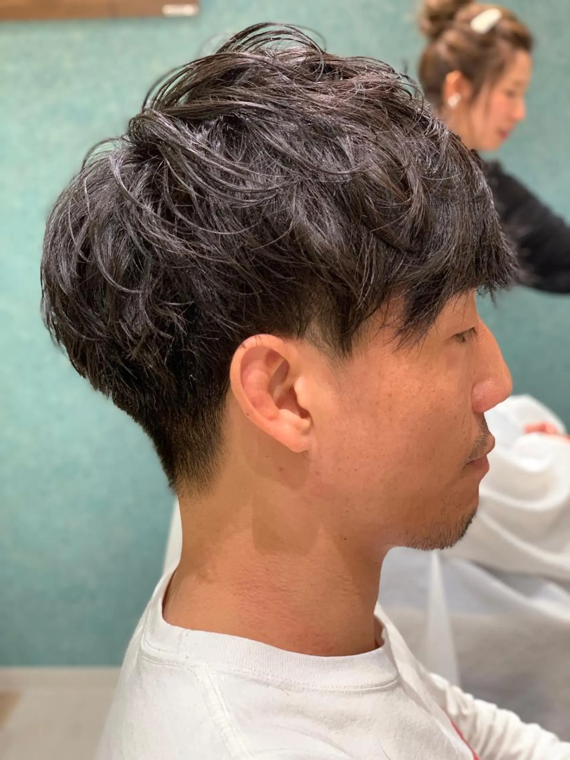 ショート パーマ メンズ メンズパーマ 平本 雄馬のヘアスタイル