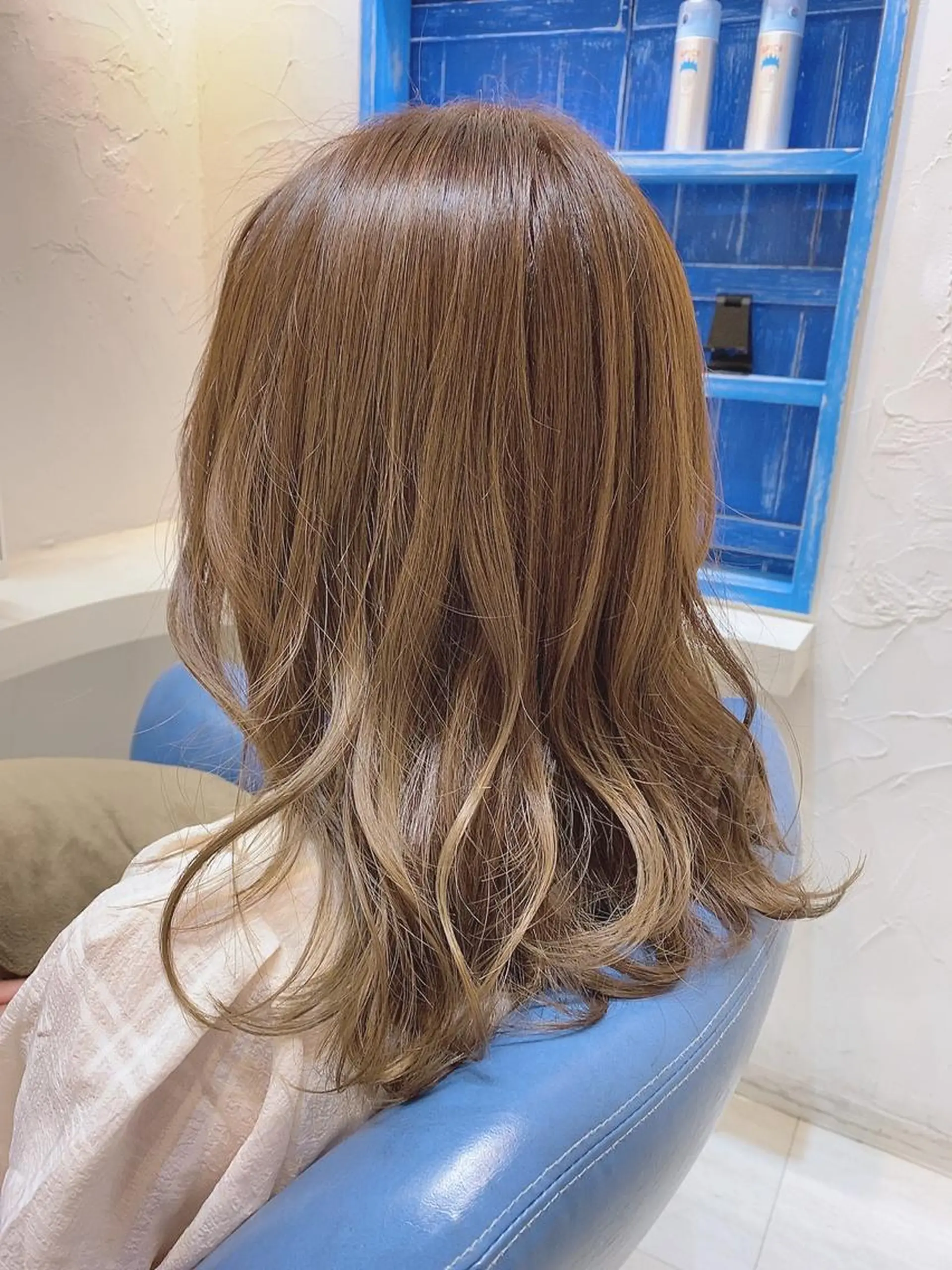 ミディアム カラー uros.所属・メンズパーマ/ エクステ🌞セナのヘアスタイル