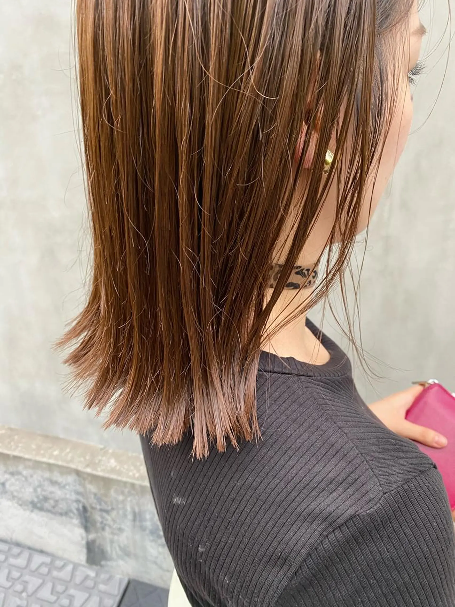 ミディアム カラー パーマ ヘアアレンジ メンズ キッズ ネイル マツエク・マツパ ベージュカラー インナーカラー/ KANAのヘアスタイル