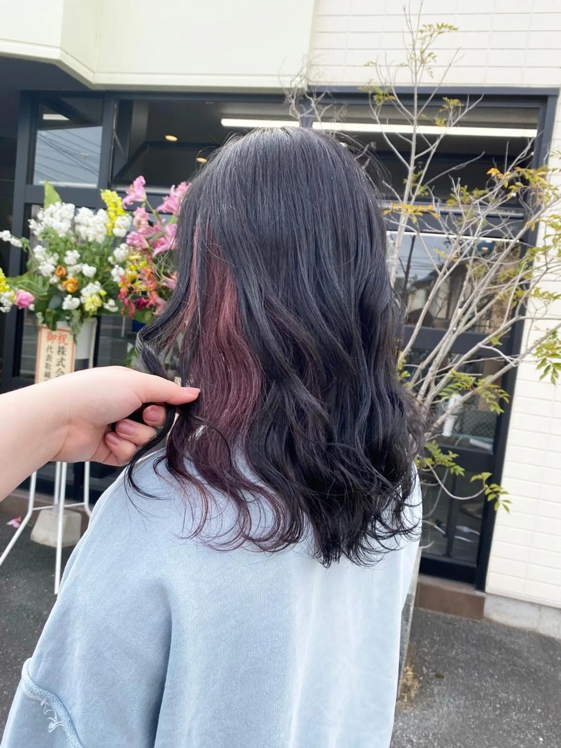 ロング maco 艶感ハイトーン🦋のヘアスタイル