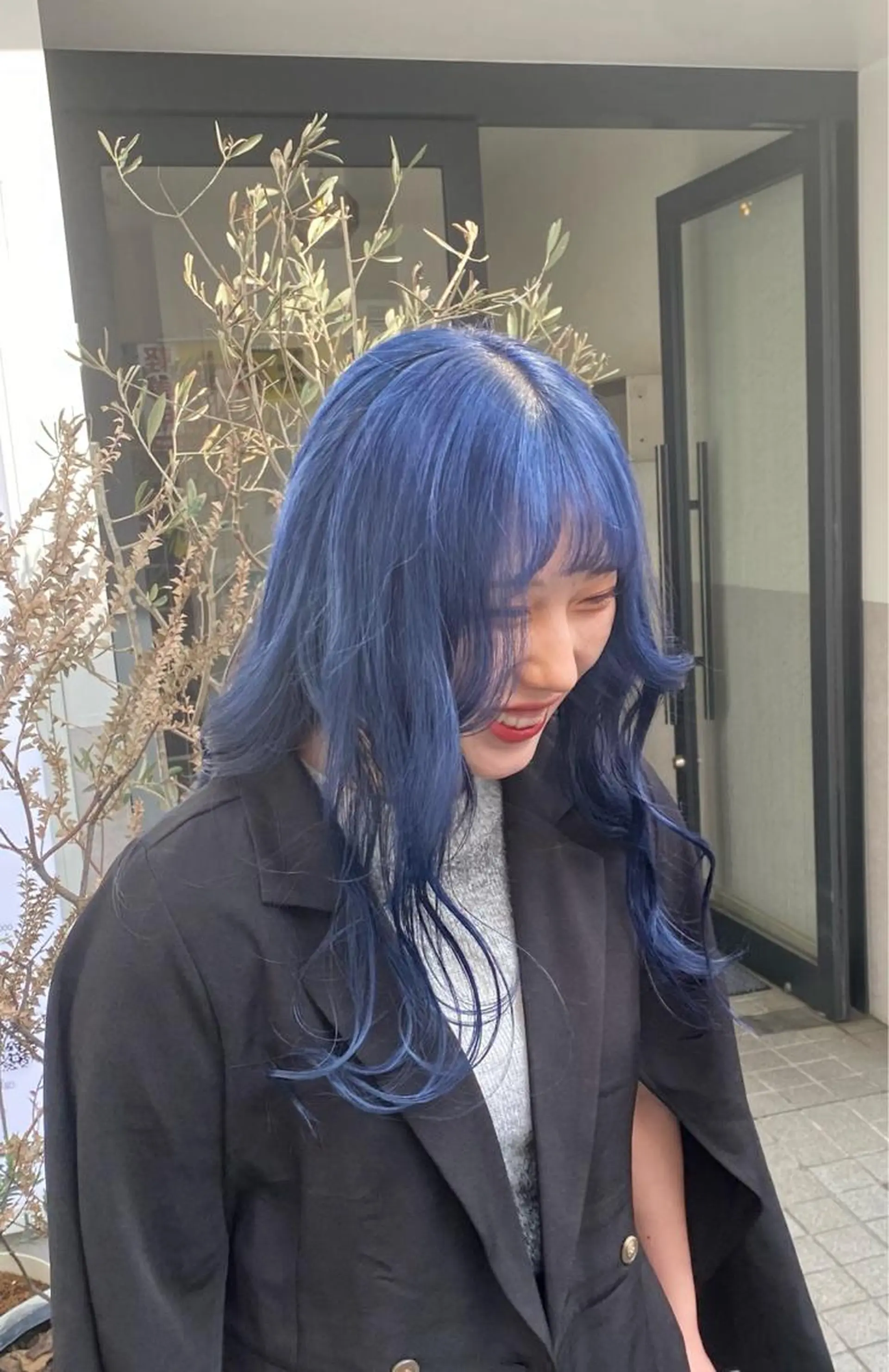 セミロング カラー ヘアカラー お洒落カジュアル🍃 まなとのヘアスタイル