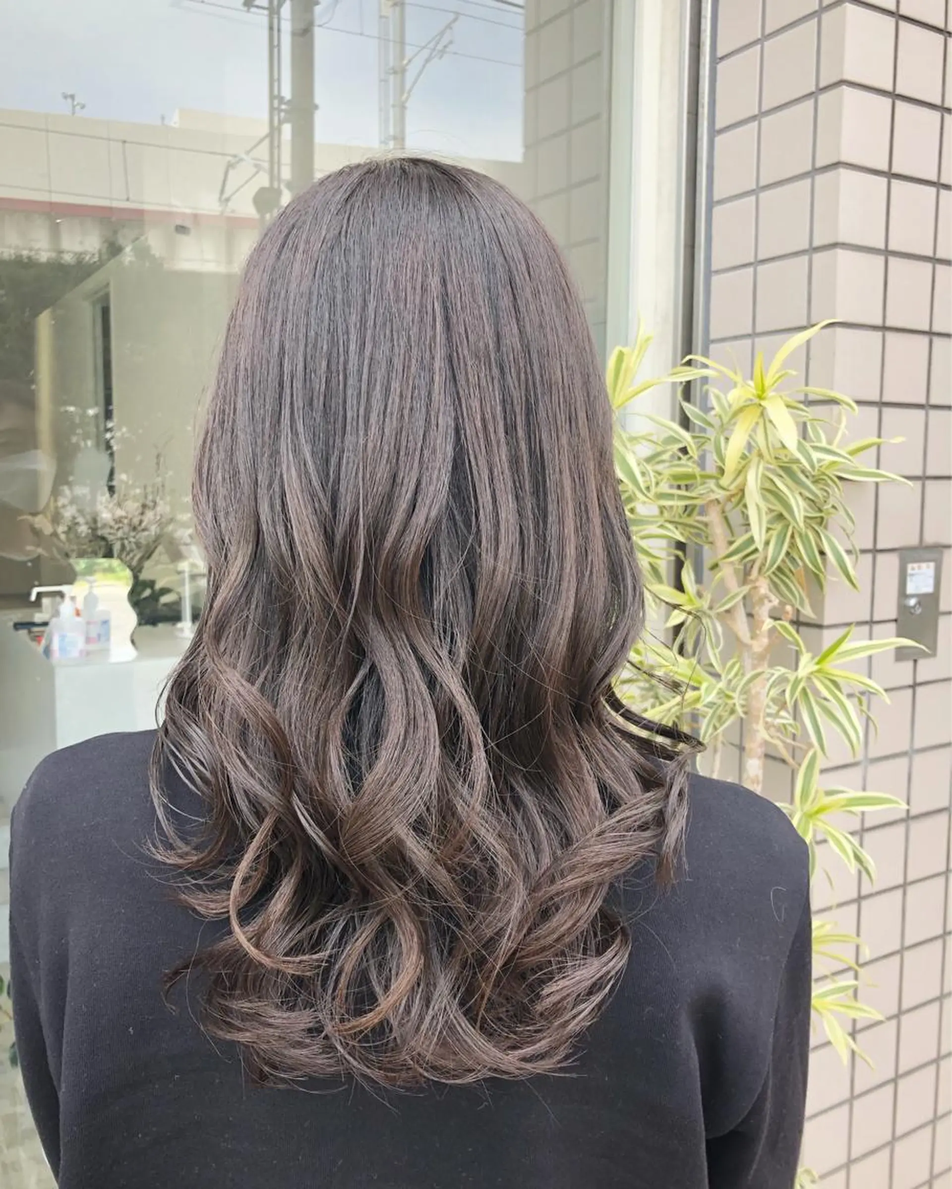セミロング カラー MignonS 仙幸 大輔のヘアスタイル
