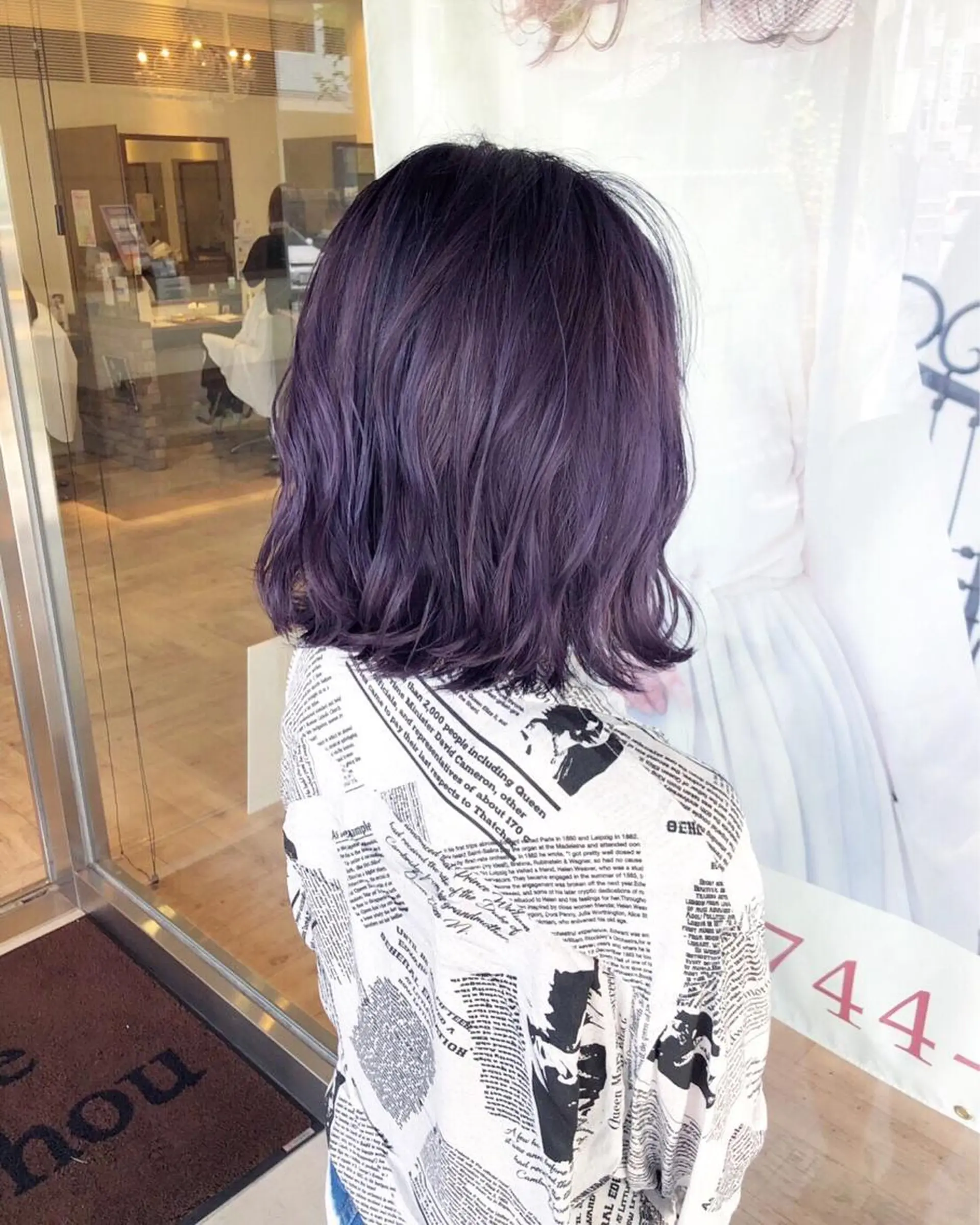 ミディアム カラー ✨レイヤーお任せ✨ 林有里子のヘアスタイル