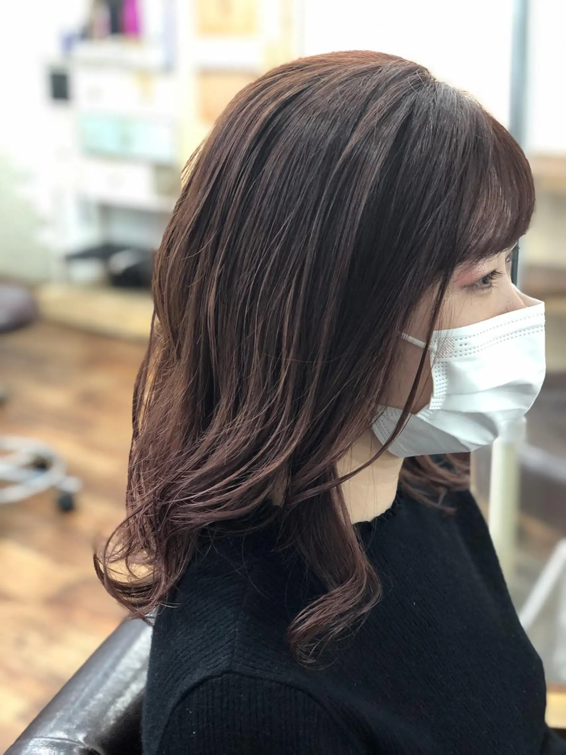 ミディアム カラー ヘアカラー トリートメント 佐々木 政徳のヘアスタイル