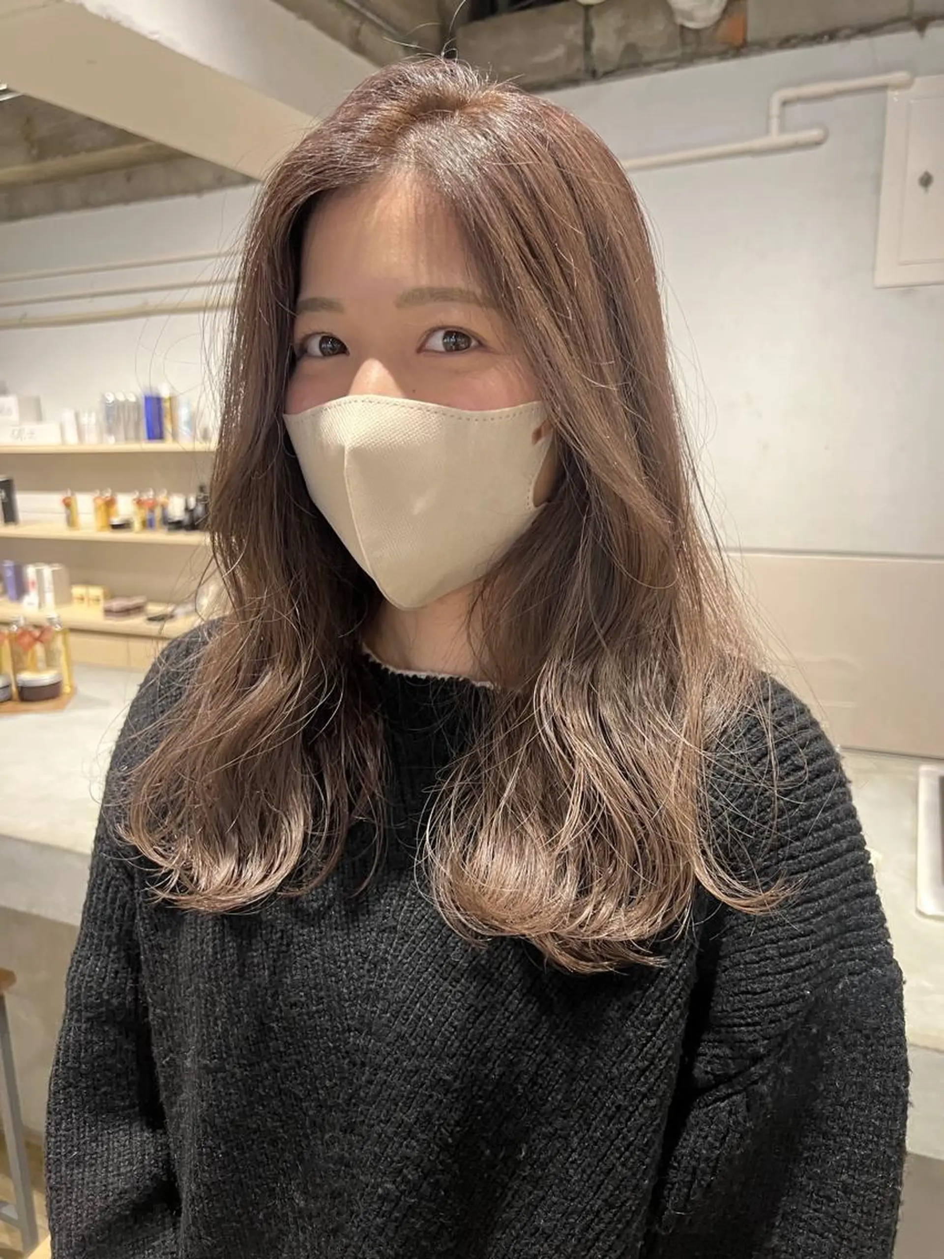 セミロング カラー SERENA ㅤのヘアスタイル