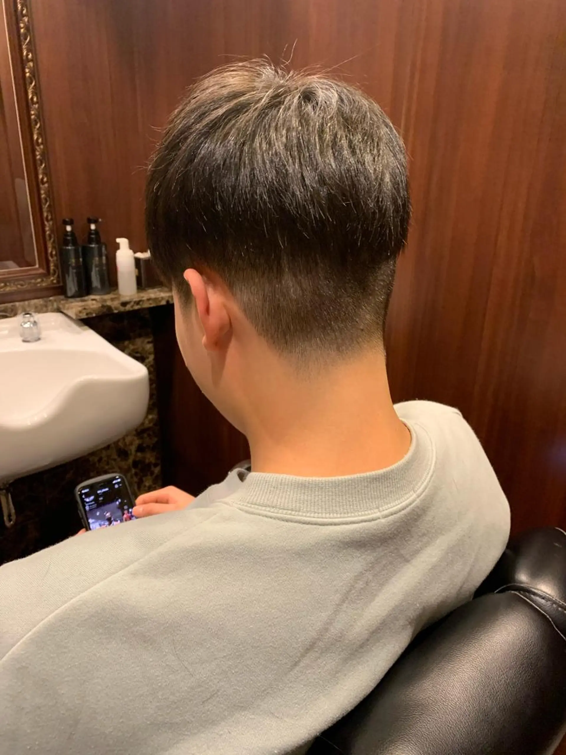 ショート メンズ 羽木 隆徒のヘアスタイル