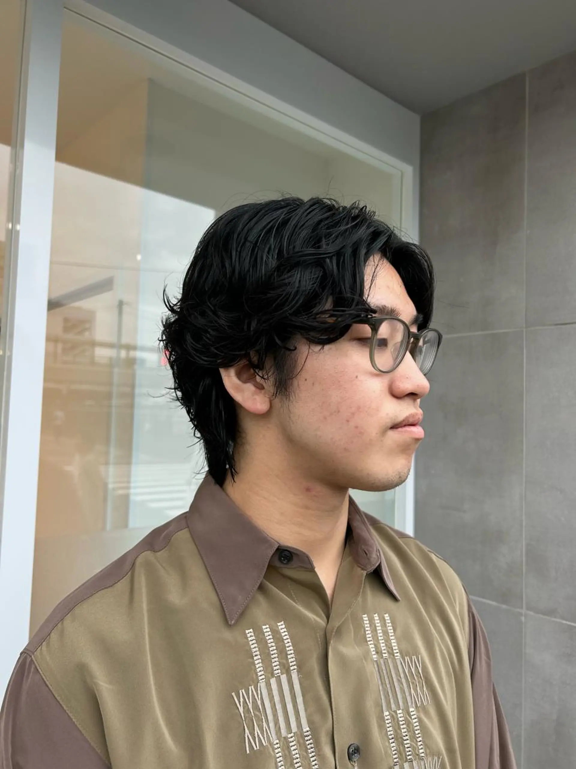 メンズ 韓国メンズ特化 パーマSatskiのヘアスタイル