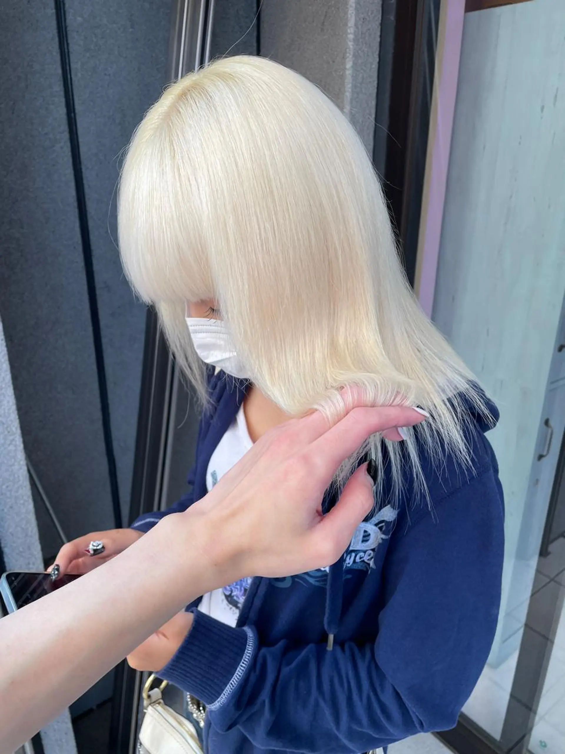 セミロング ヘアカラー トリートメント ❄️💛エクステ ブリーチ❄️yukiのヘアスタイル