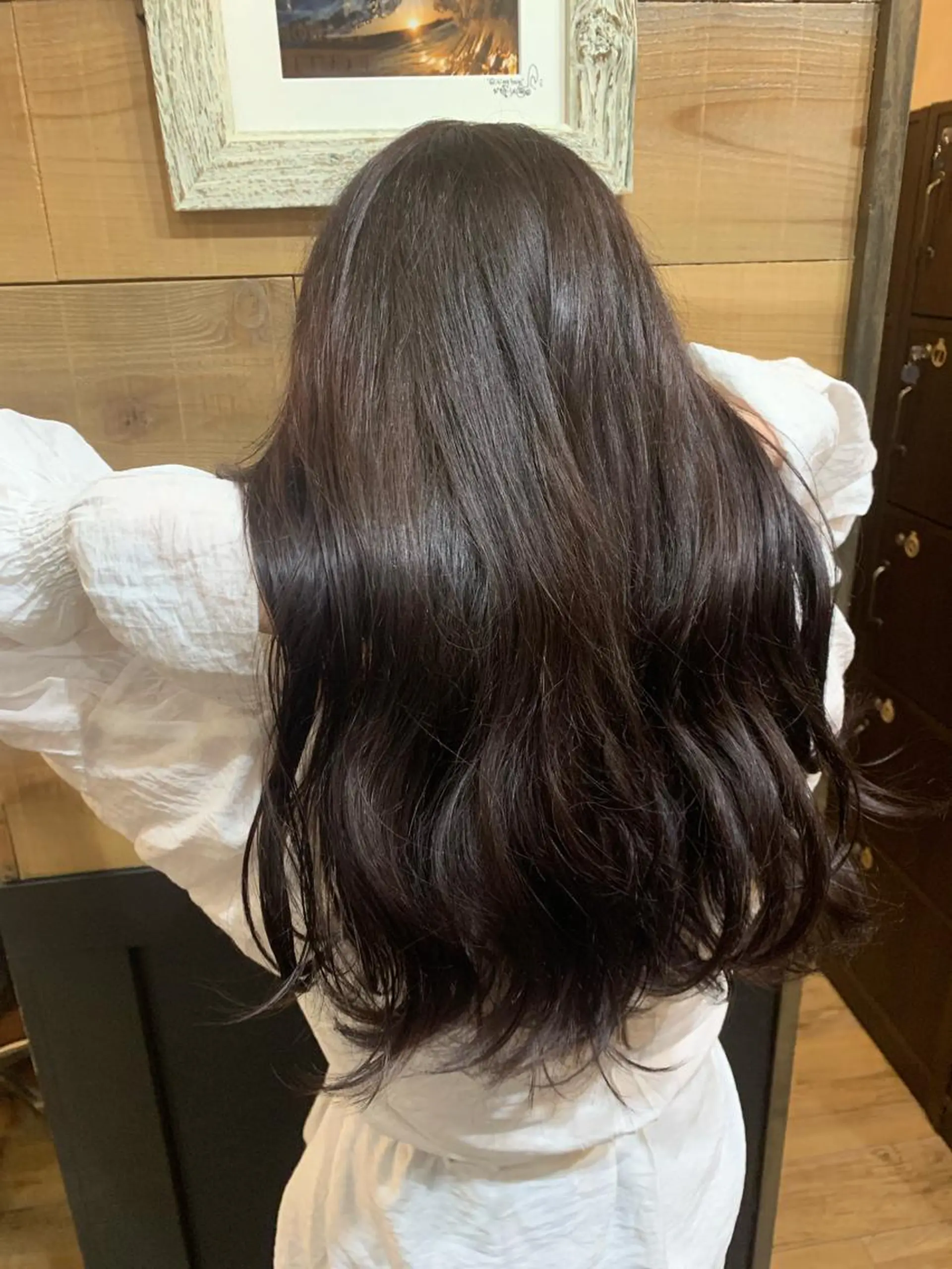 ロング カラー ブラウンカラー ショコラブラウン ヘアカラー SHIAN 八王子👼鬼塚さやかのヘアスタイル