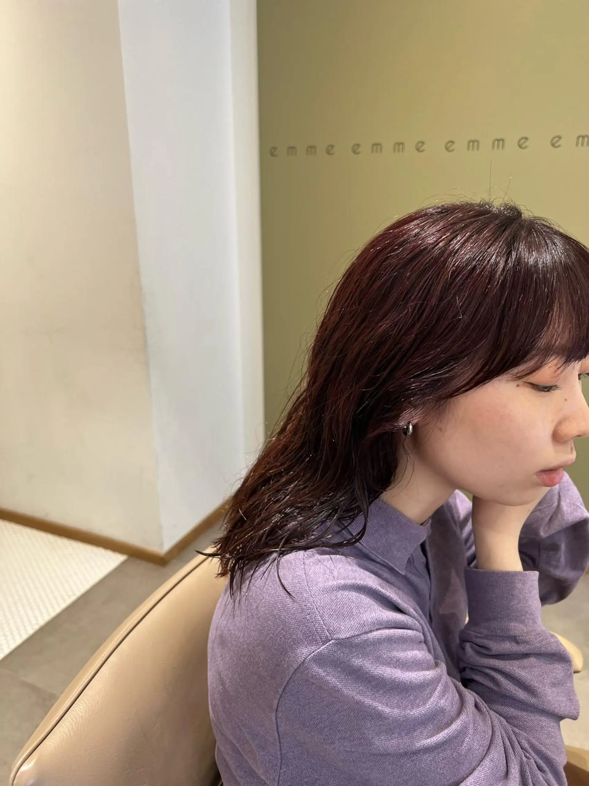 ロング カラー メンズカット /パーマ🍀田畑玖音のヘアスタイル