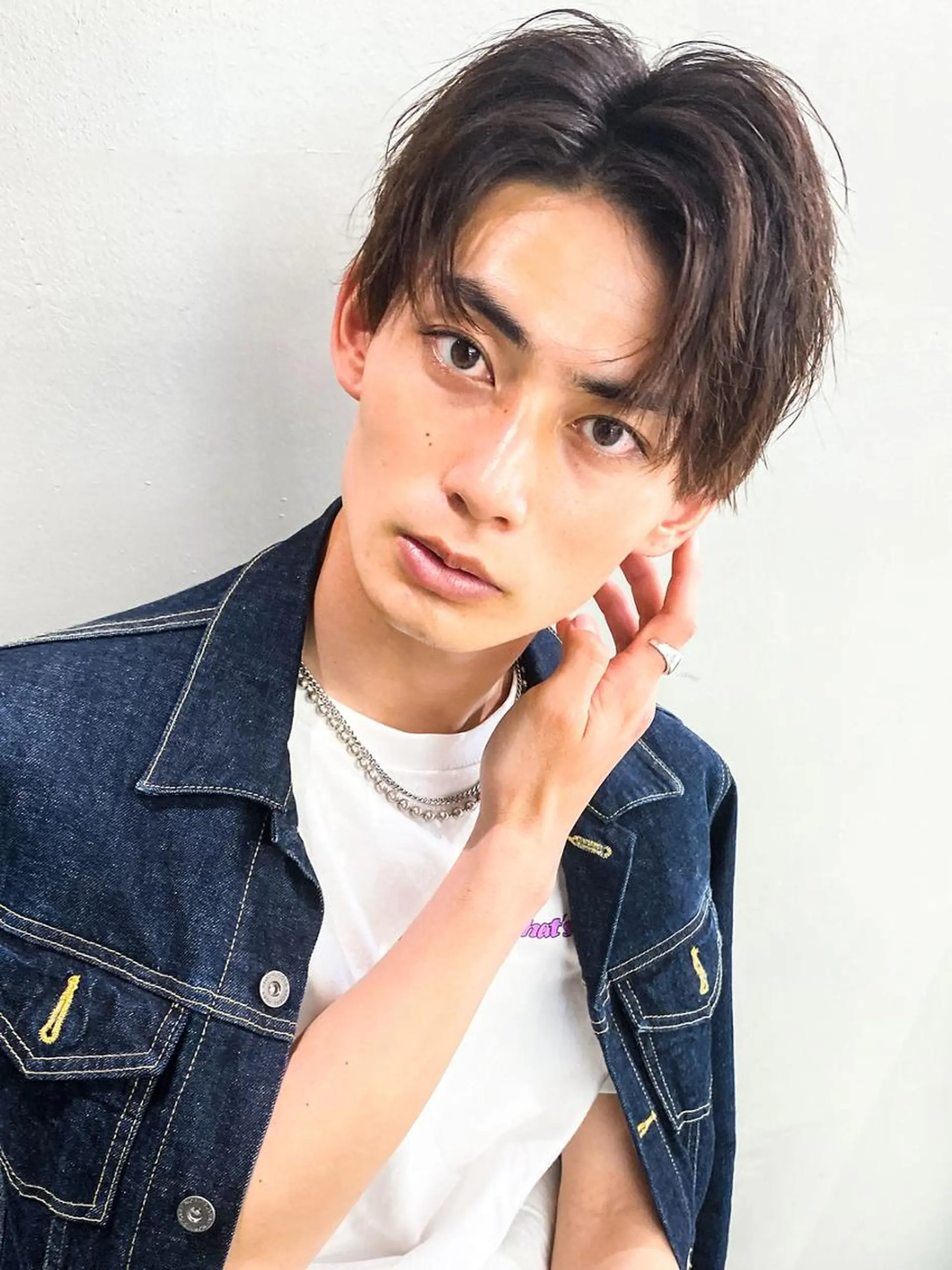 カラー メンズ 武井 哉子のヘアスタイル