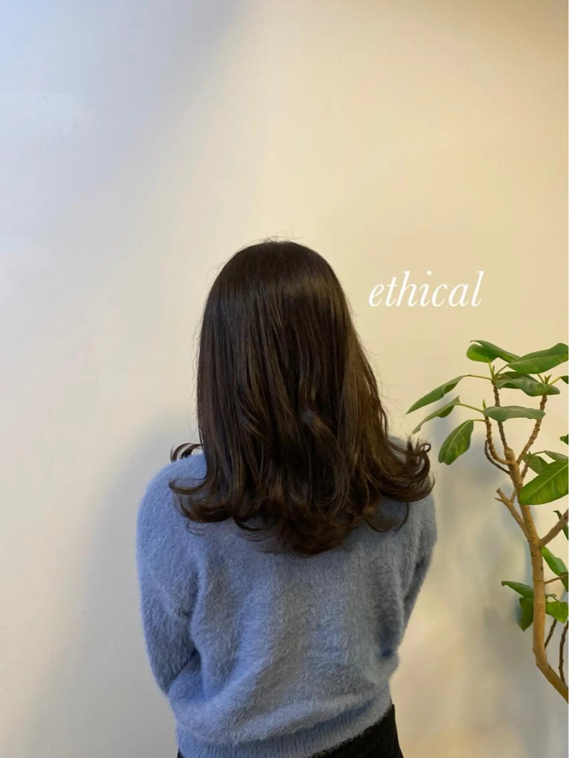 ロング カラー 【エシカル】 HOSOMIのヘアスタイル