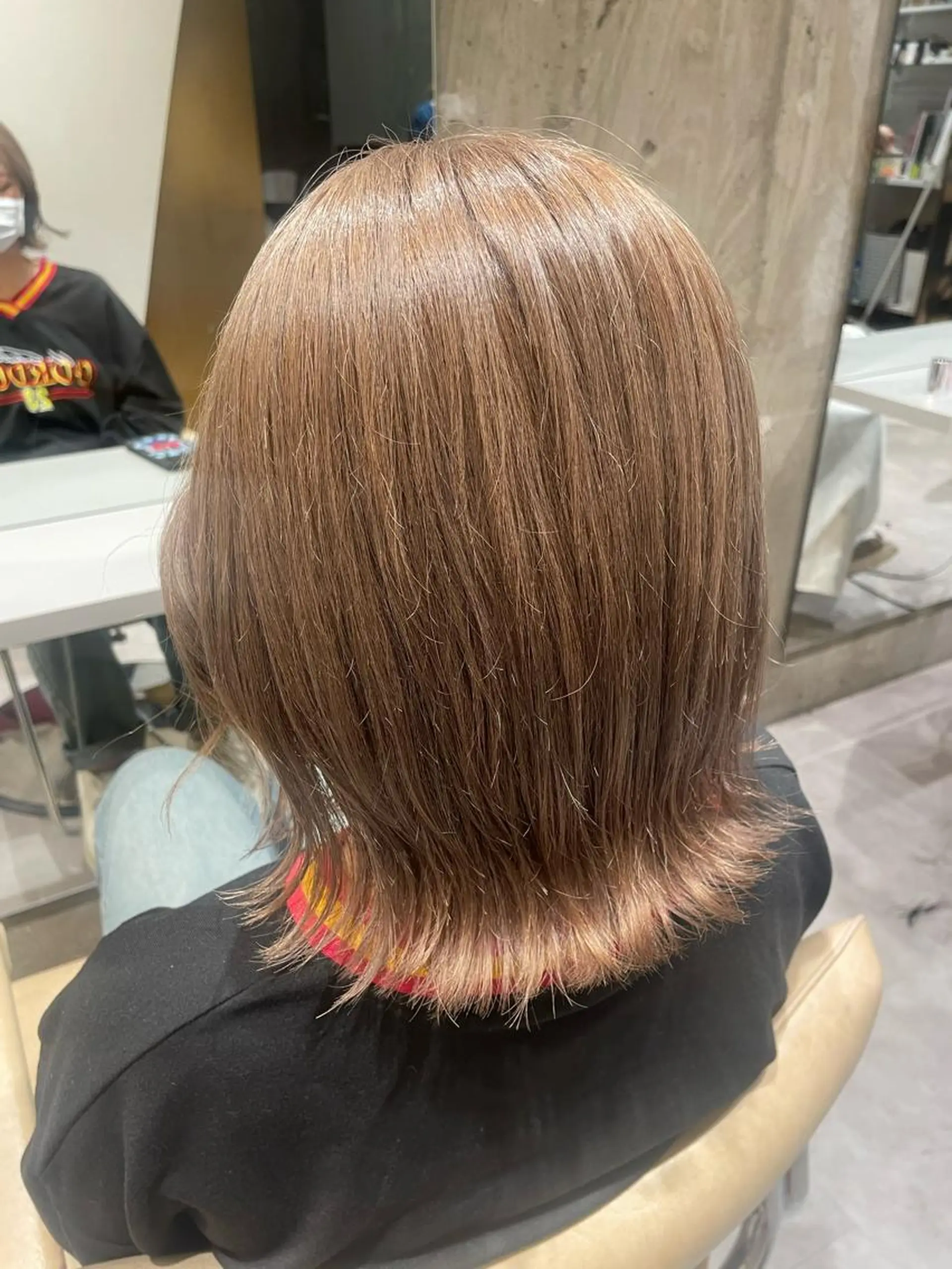 ミディアム カラー カット ヘアカラー トリートメント ☀️海外レイヤー 🇺🇸/ヒナコのヘアスタイル