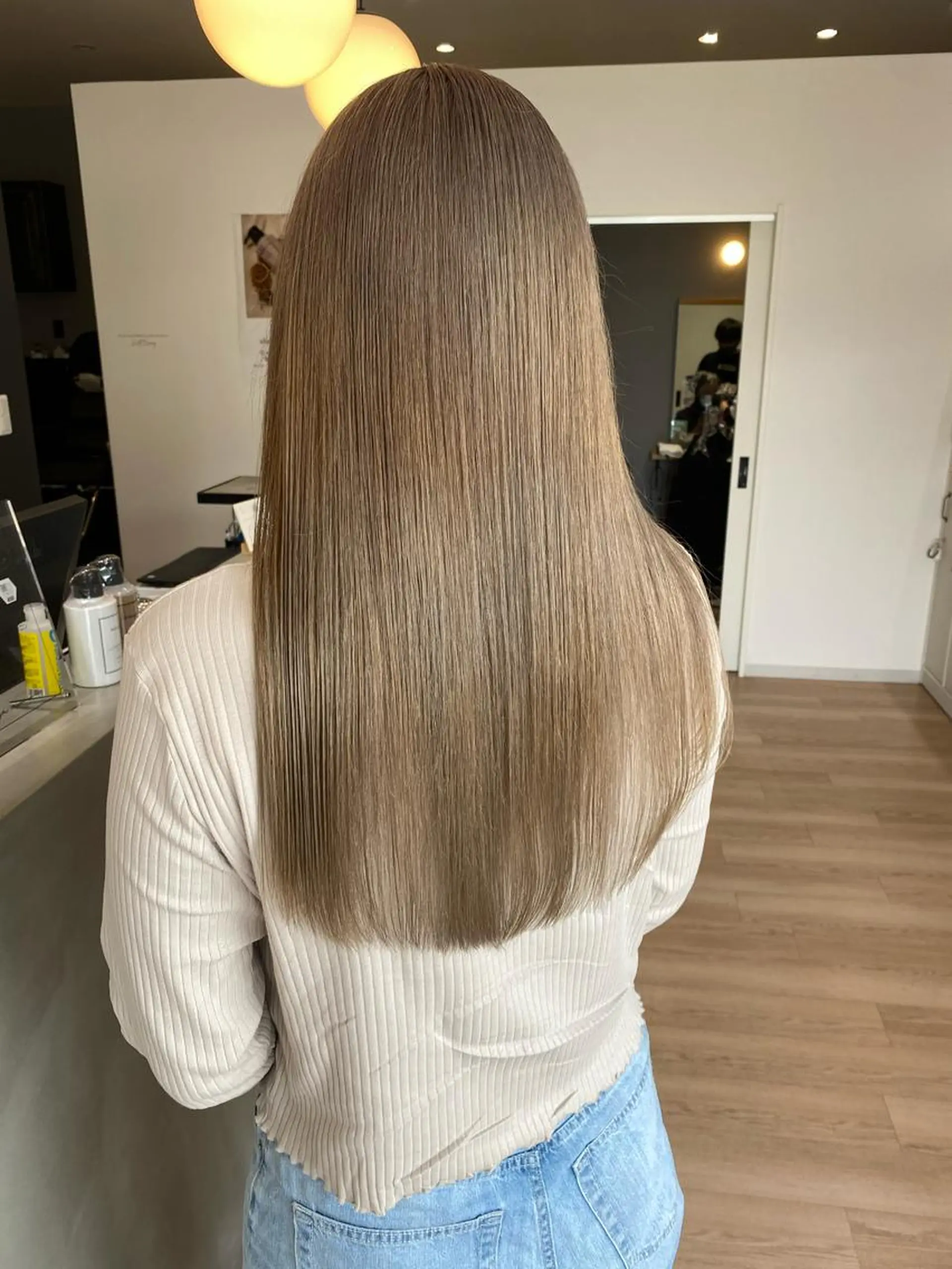 ロング カラー 鍵谷 公宏のヘアスタイル