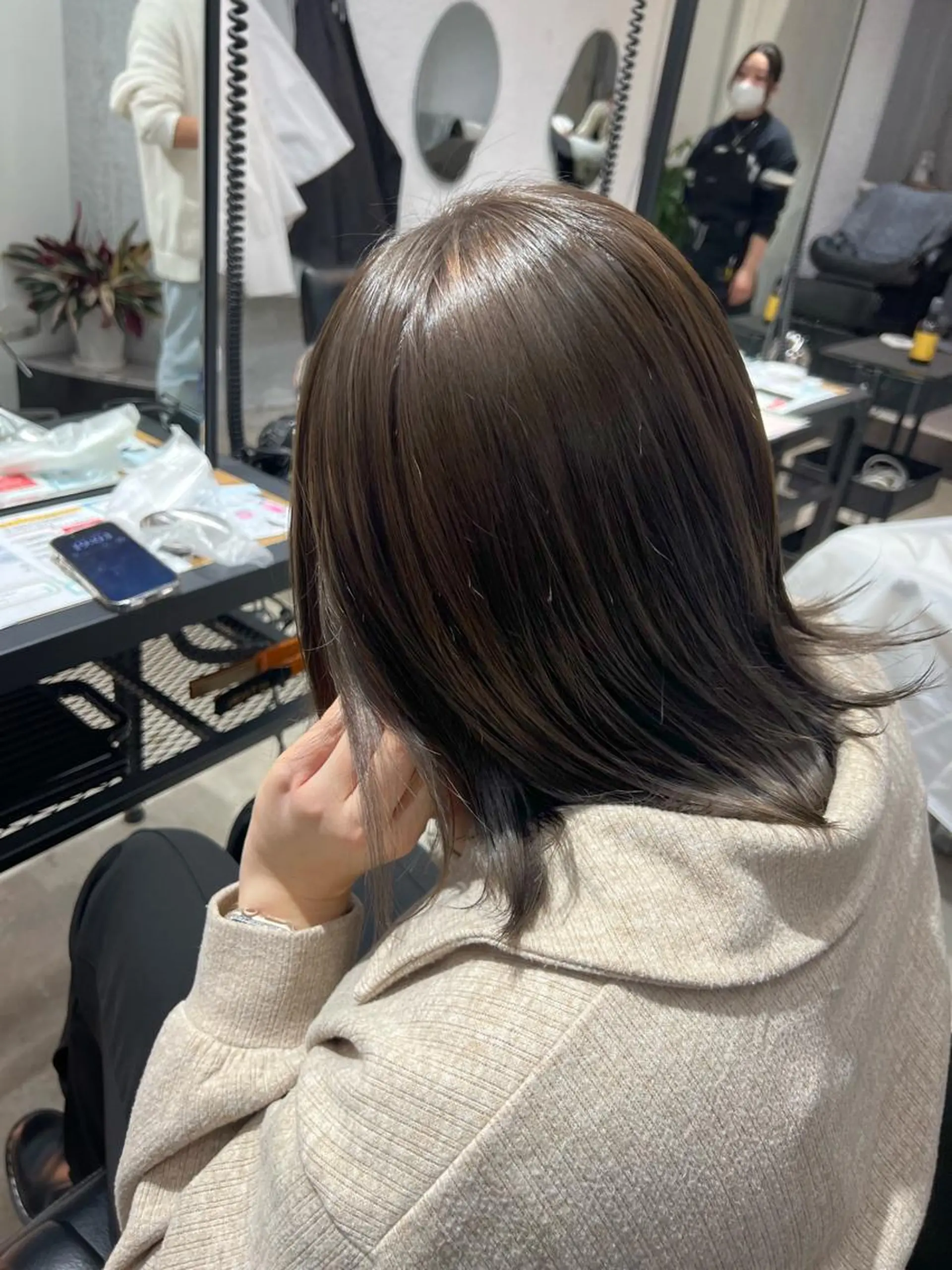 ミディアム カラー オタク特化美容師💟 チバコナツのヘアスタイル