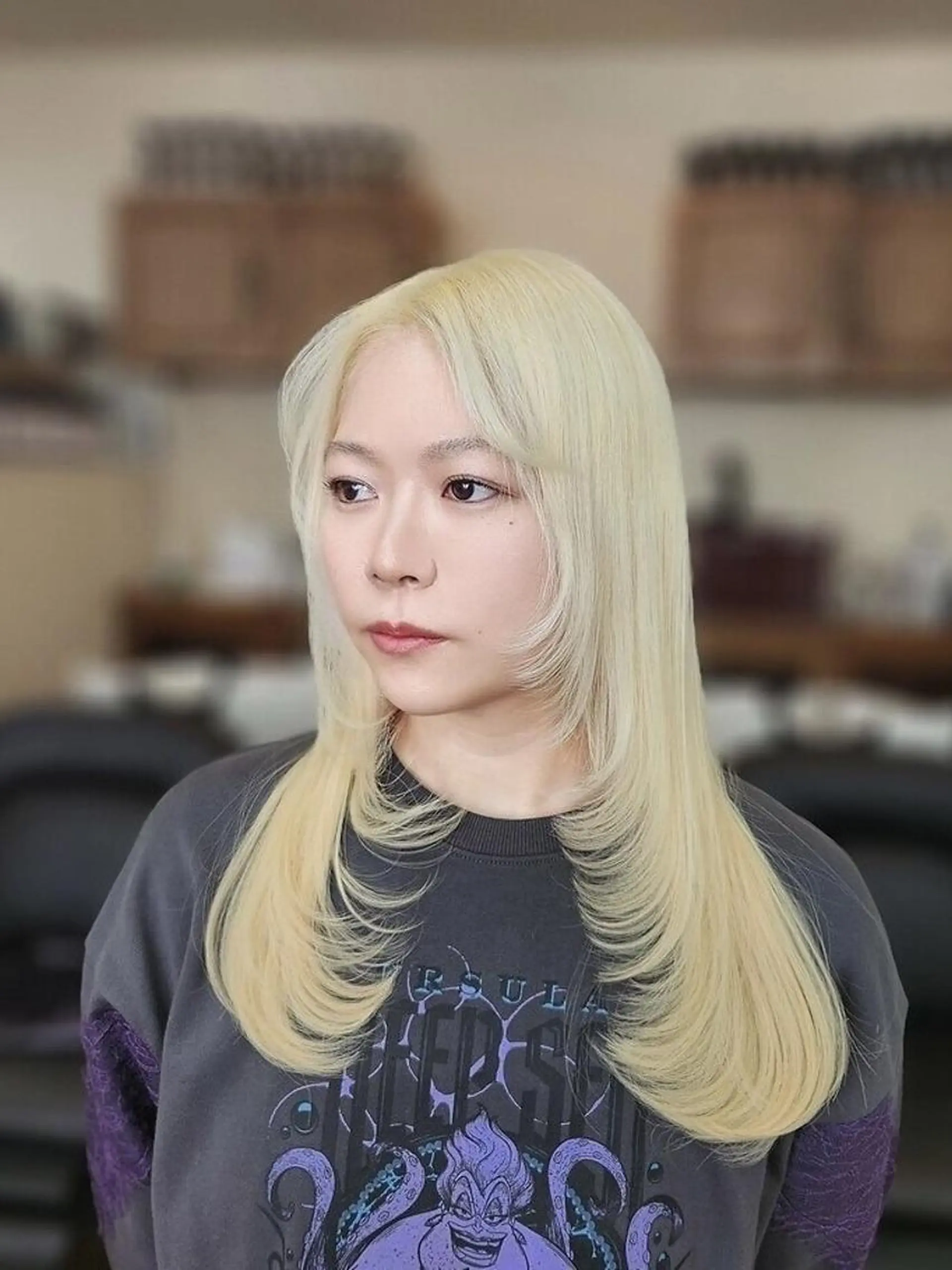 ロング レイヤーカット Mirashy 成田のヘアスタイル