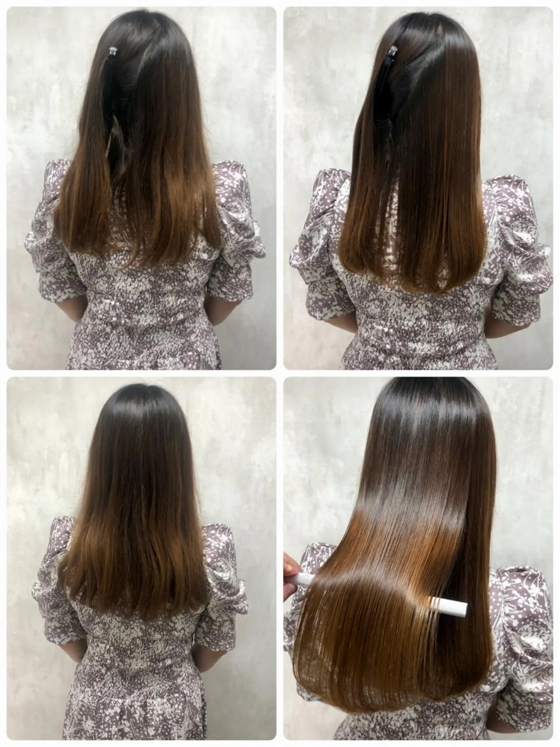 セミロング 縮毛矯正 トリートメント ⚠️美容室迷子⚠️ 谷口にお任せ😊のヘアスタイル