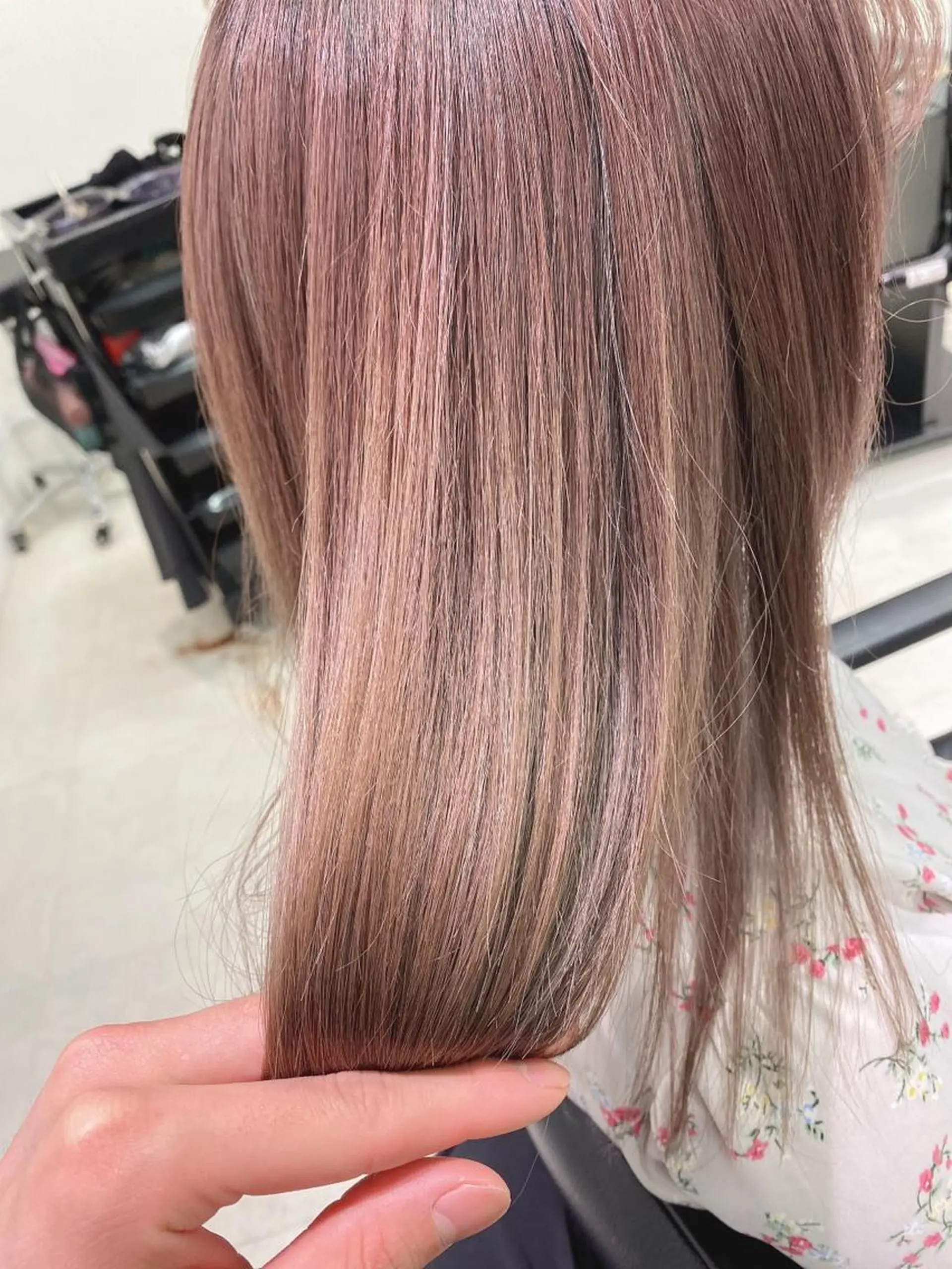 セミロング カラー ヘアアレンジ ヘアカラー トリートメント 【代表】 たき〜のヘアスタイル